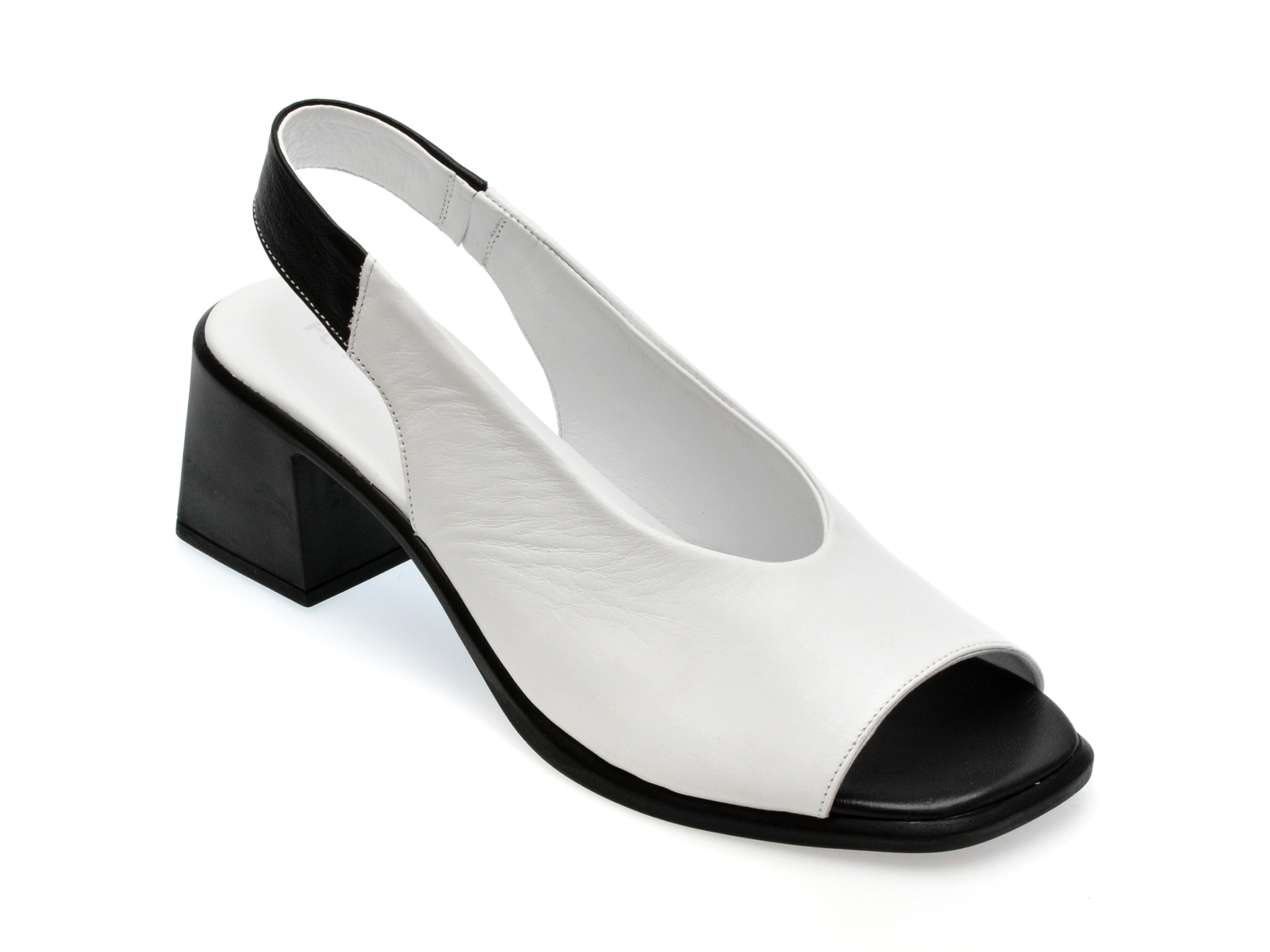 Sandale casual FLAVIA PASSINI albe, 875018, din piele naturala