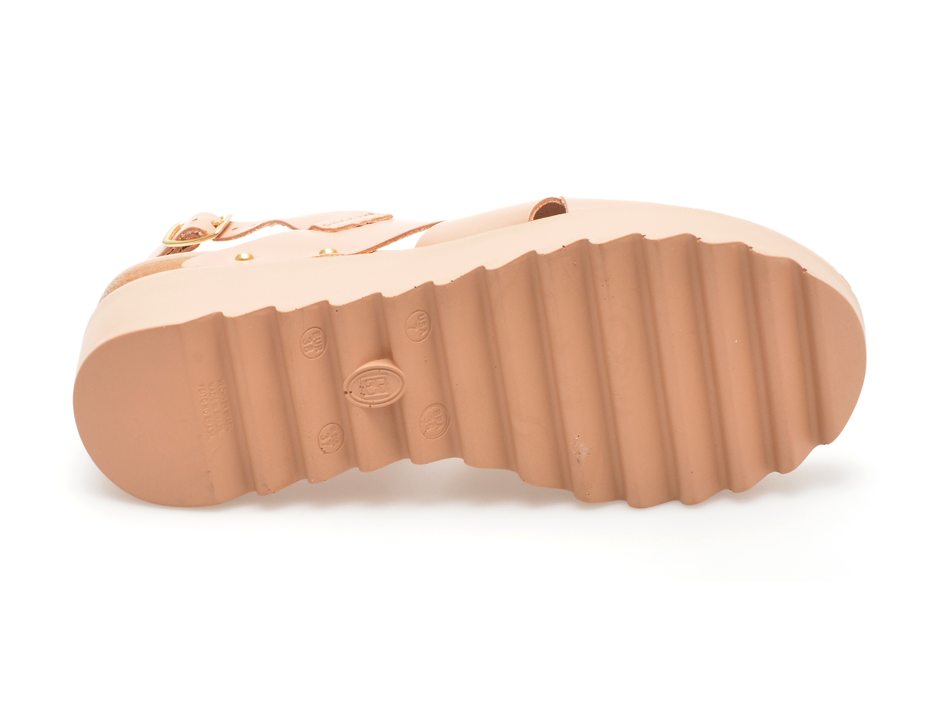 Sandale casual FLAVIA PASSINI maro, 353003, din piele naturala