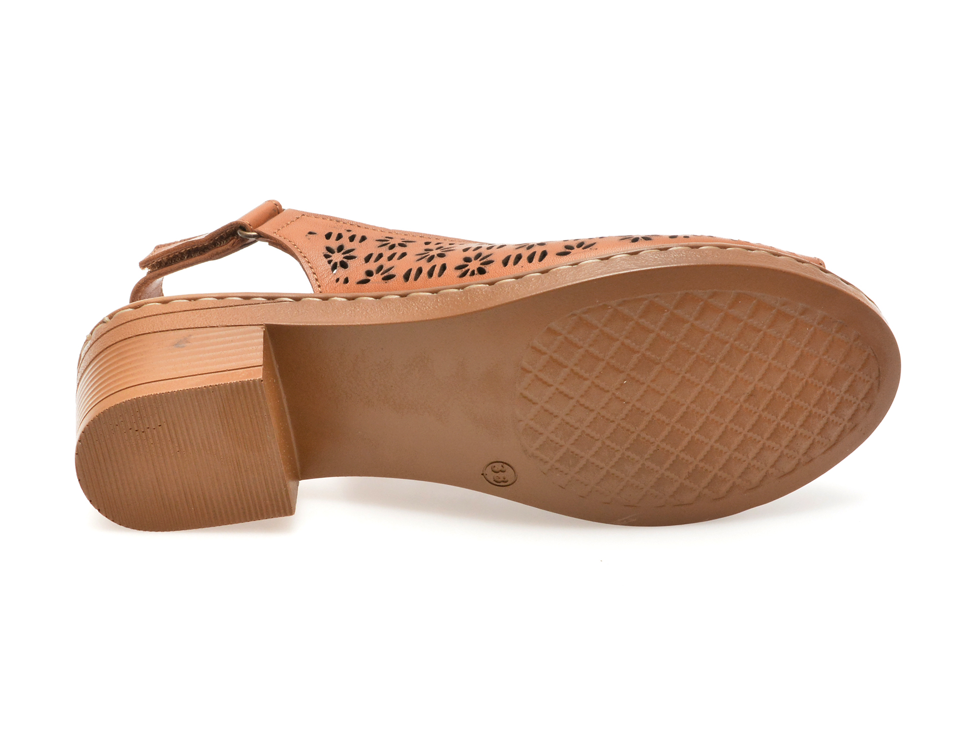 Sandale casual FLAVIA PASSINI maro, 9501, din piele naturala