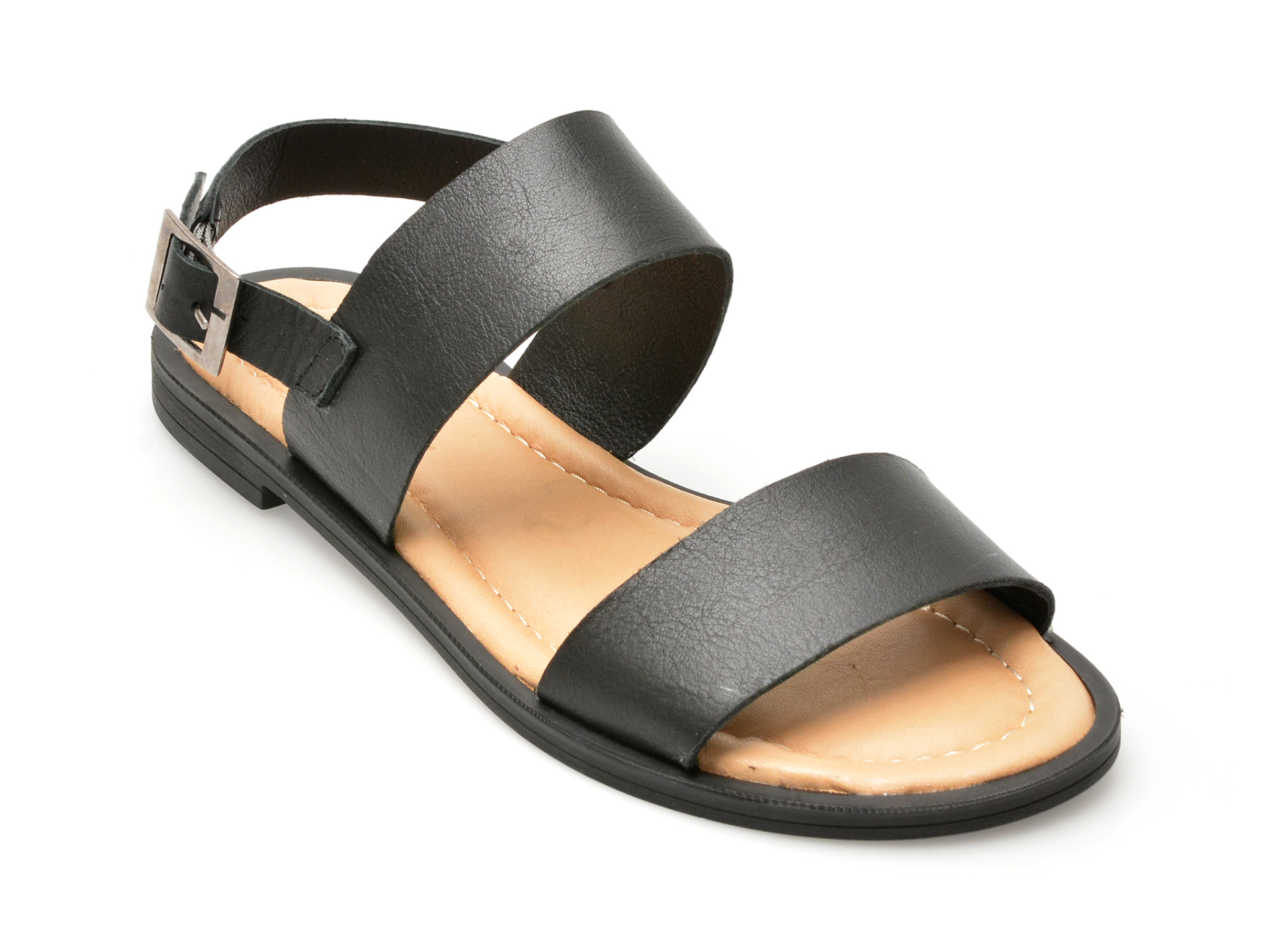 Sandale casual FLAVIA PASSINI negre, 5001806, din piele naturala