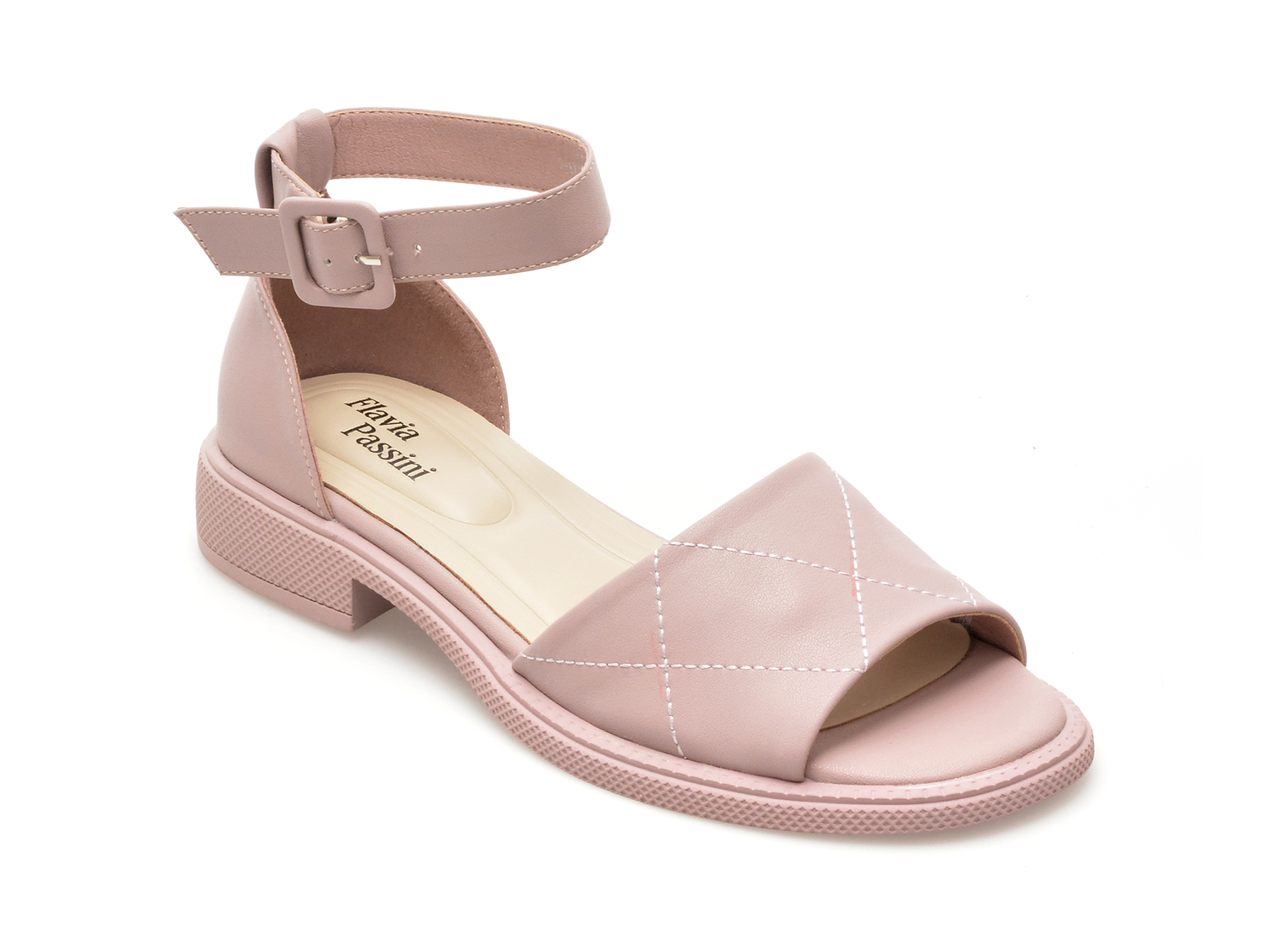 Sandale casual FLAVIA PASSINI roz, 62426, din piele naturala
