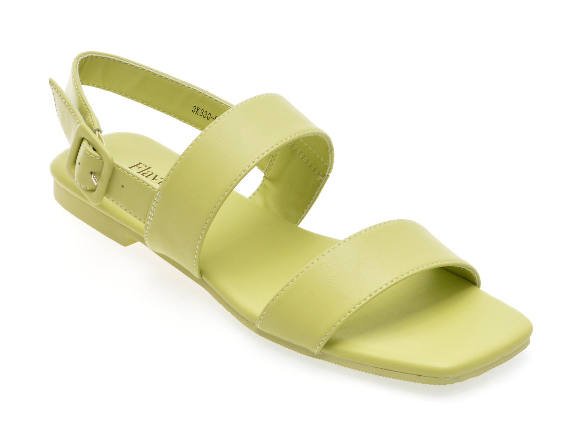 Sandale casual FLAVIA PASSINI verzi, UR2334, din piele naturala