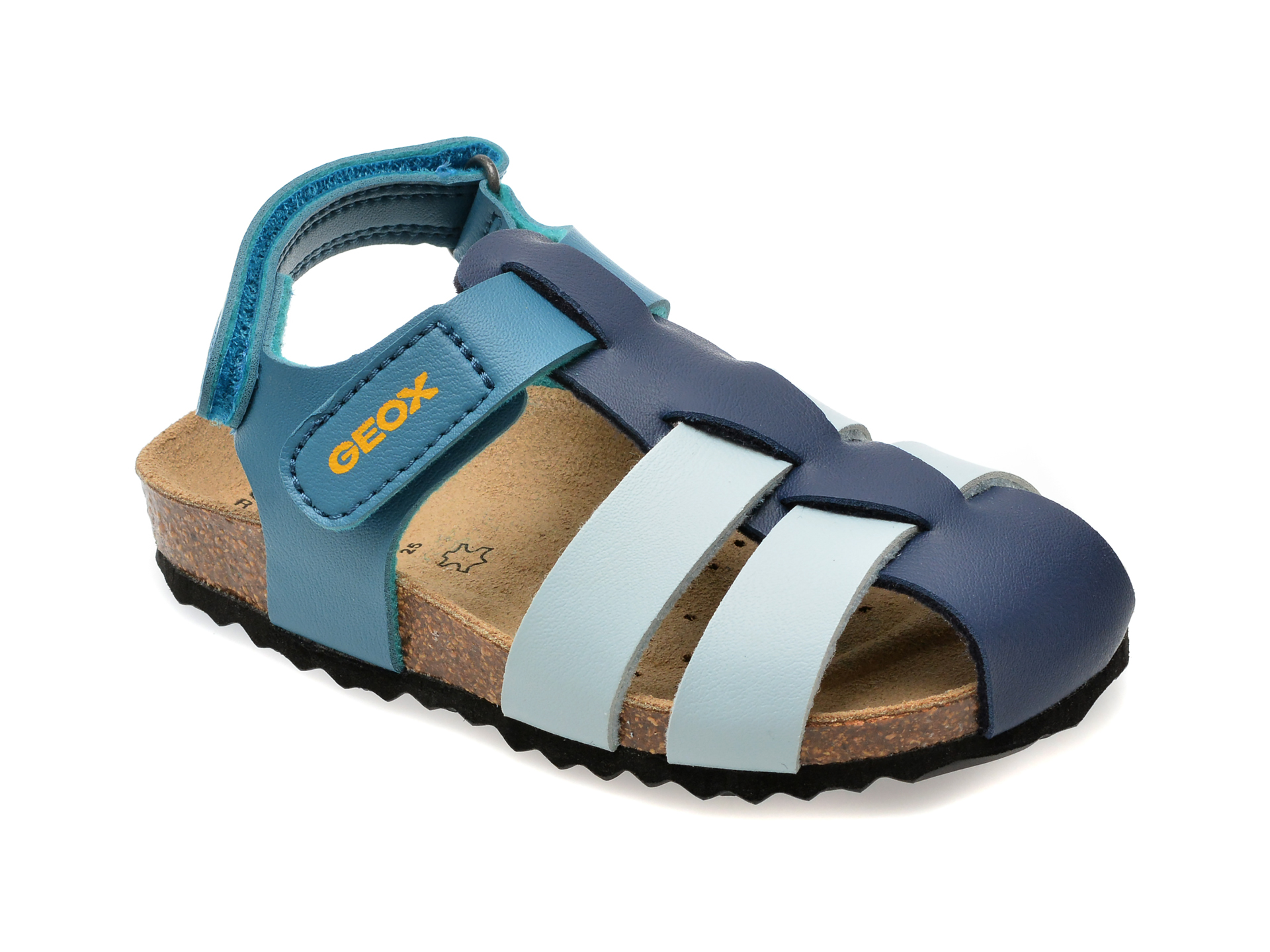 Sandale casual GEOX albastre, B452QA, din piele ecologica