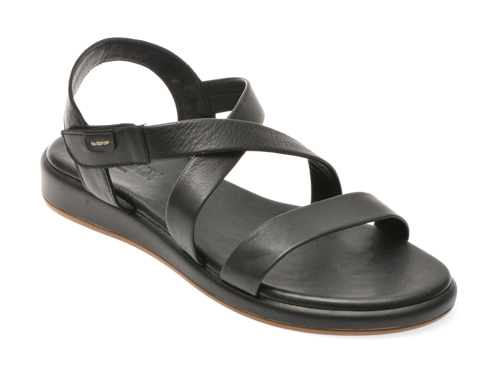 Sandale casual GRYXX negre, 1873086, din piele naturala