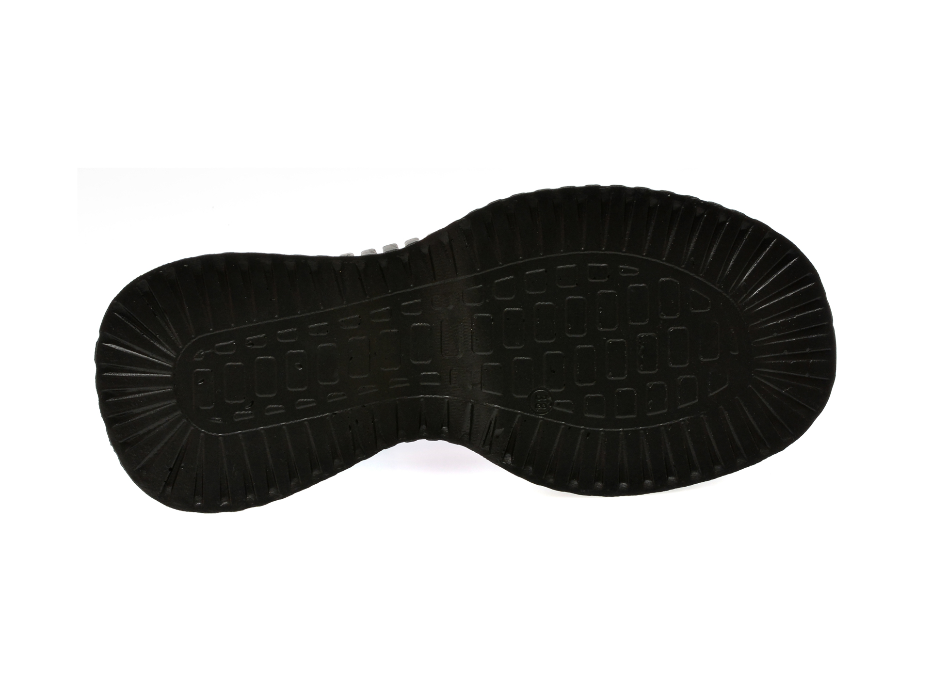 Sandale casual GRYXX negre, 606529, din piele naturala