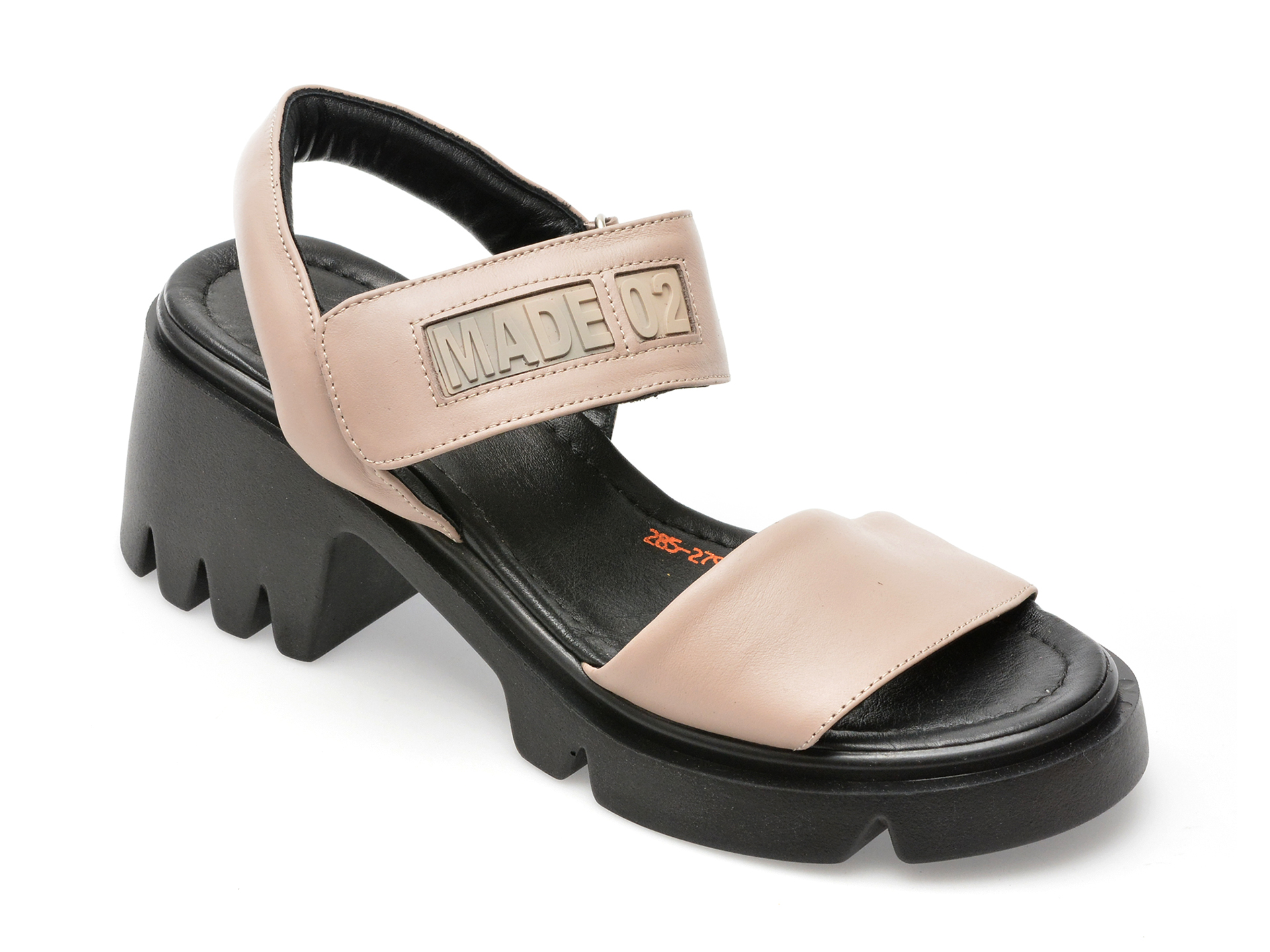 Sandale casual MODA MILANO gri, 2797, din piele naturala