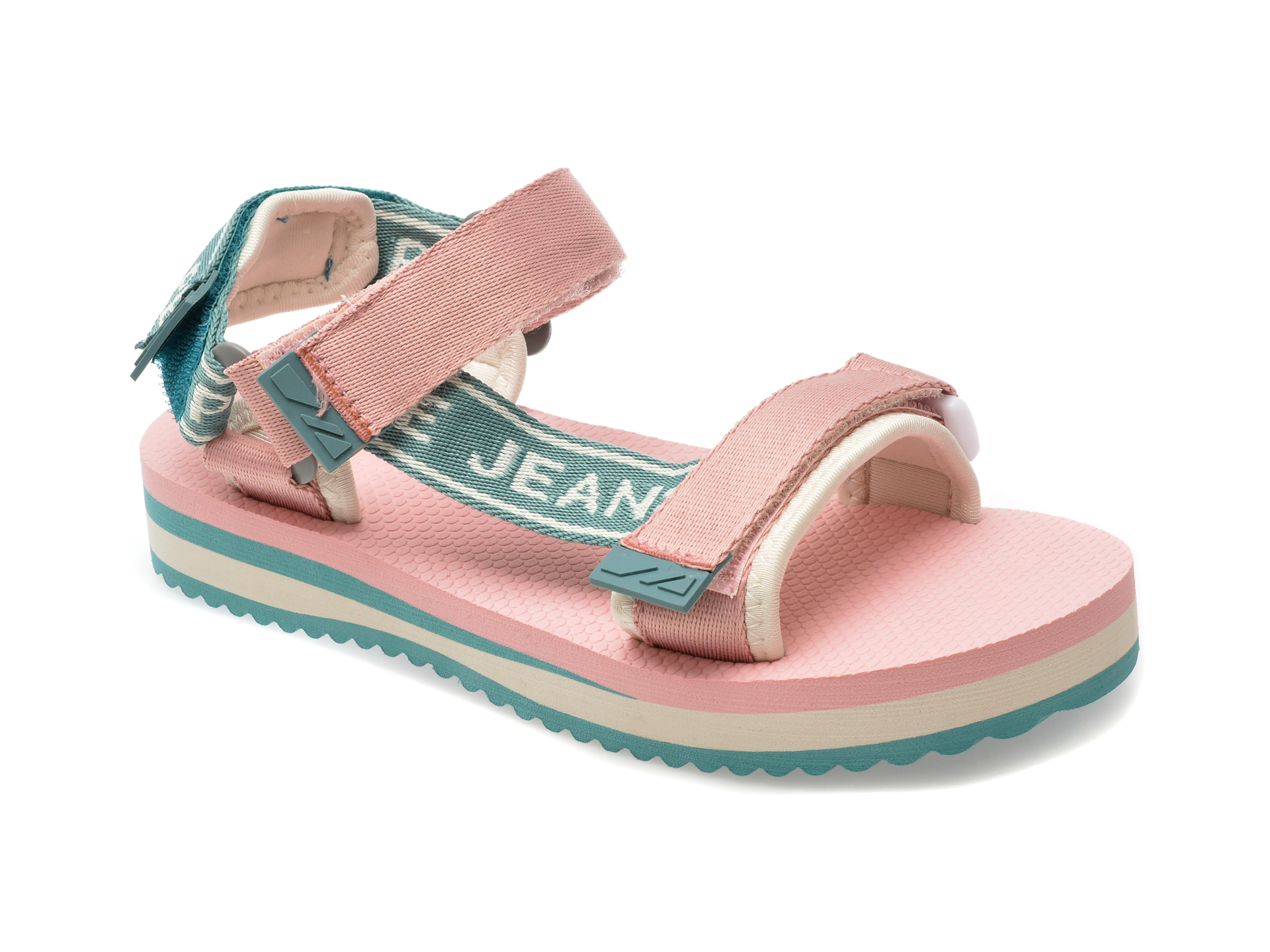 Sandale casual PEPE JEANS roz, GS70060, din material textil