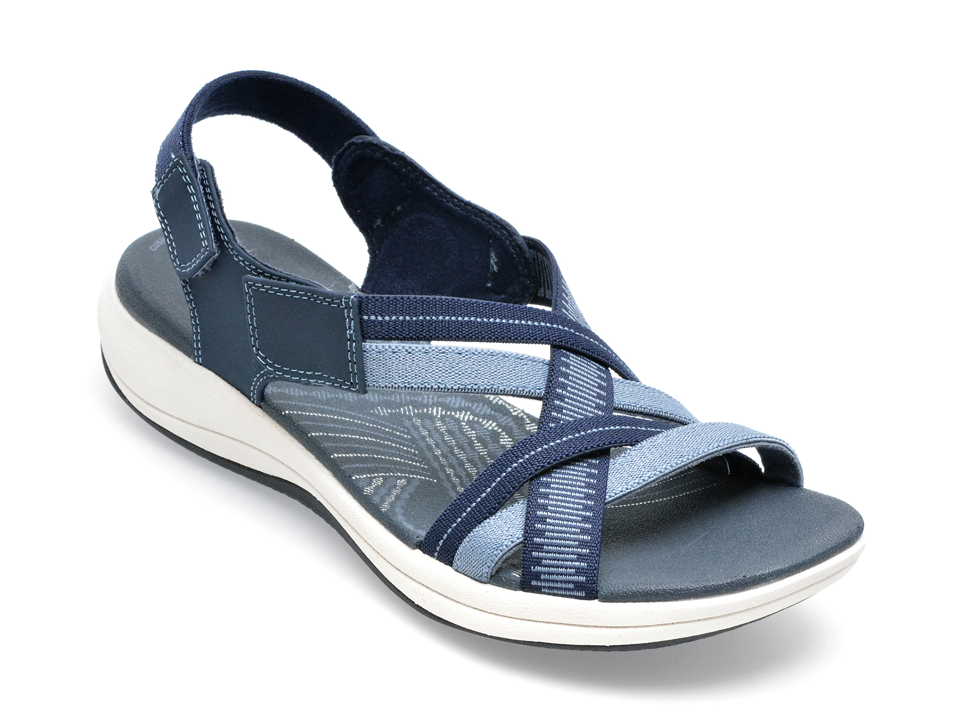 Sandale CLARKS bleumarin, MIRA IVY 0912, din material textil femei 2023-03-21