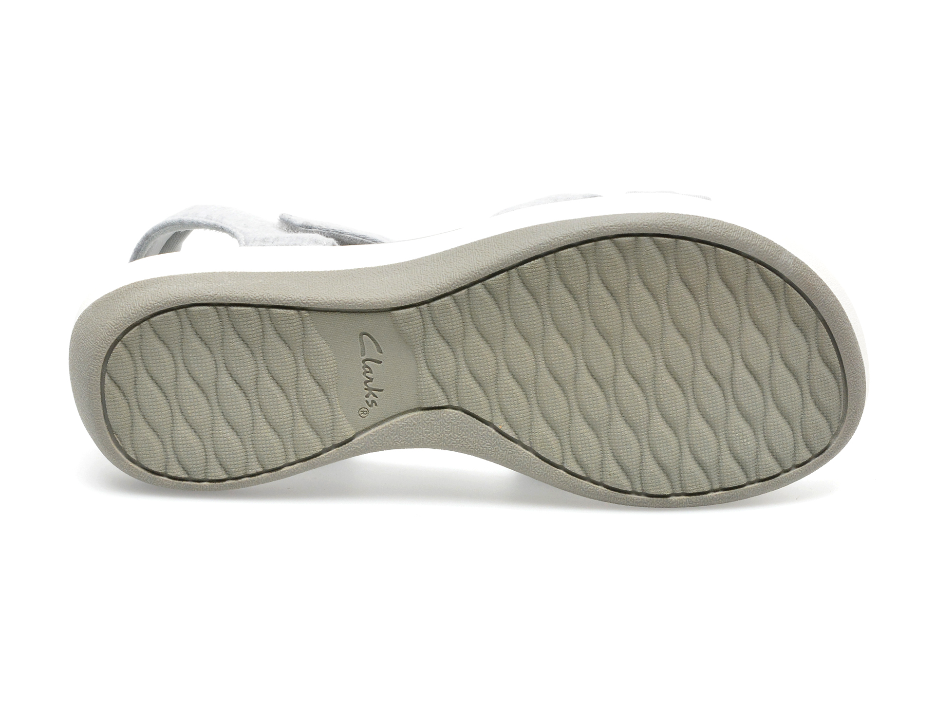 Sandale CLARKS gri, ARLA SHORE 0912, din material textil