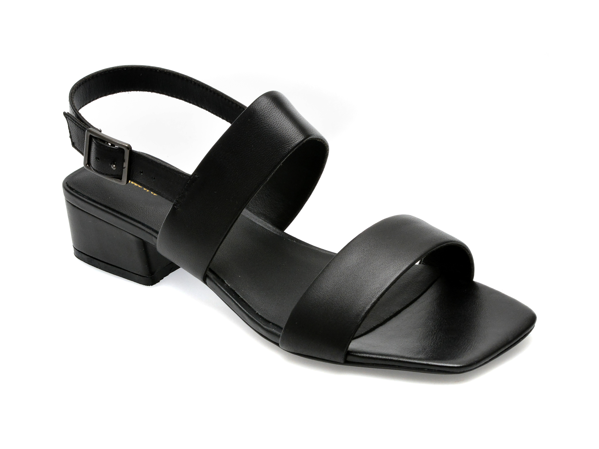 Sandale CLARKS negre, SEREN25 STRAP 01-N, din piele naturala /femei/sandale