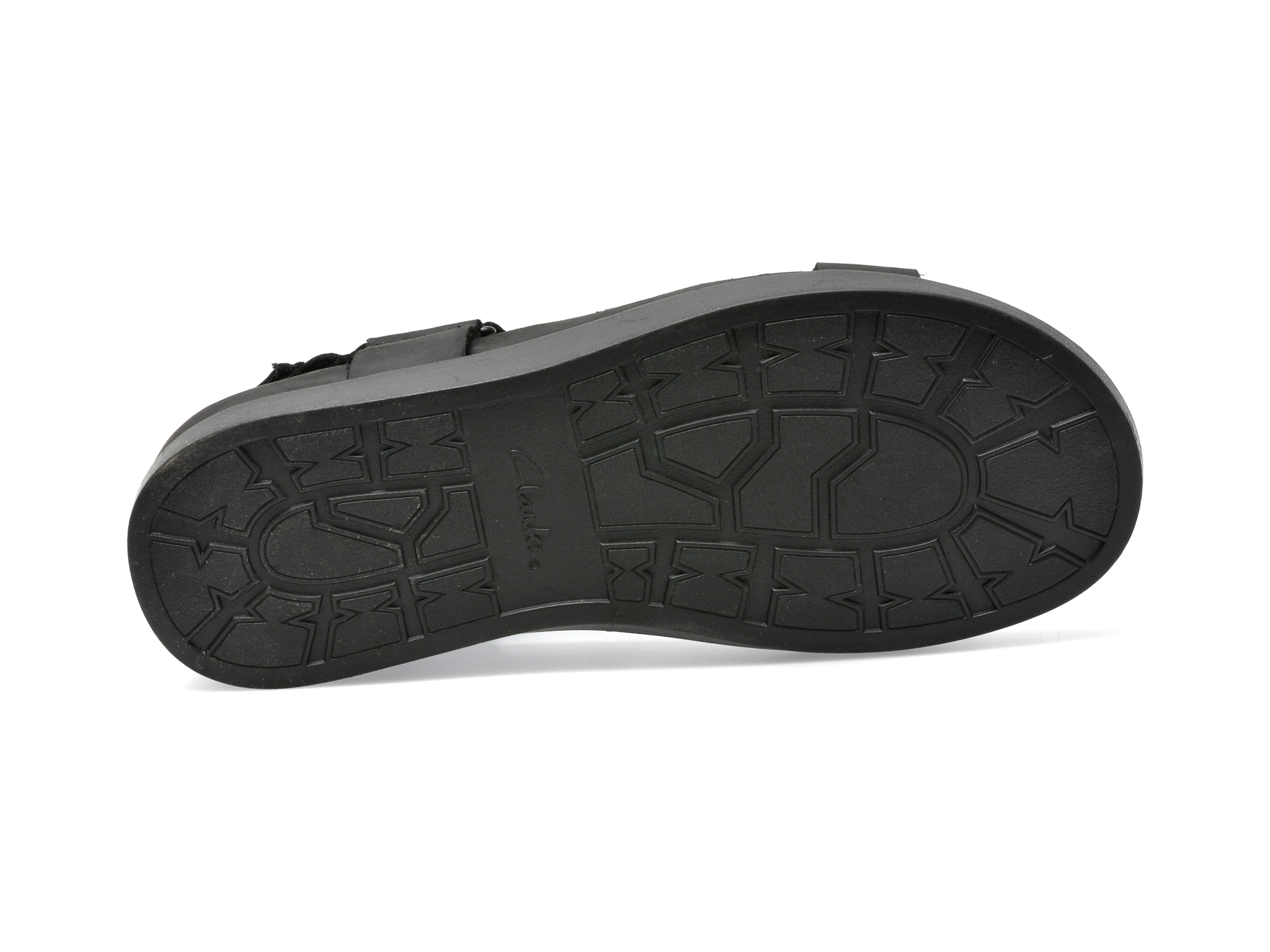 Sandale CLARKS negre, SUNDER RANGE 01-N, din piele naturala