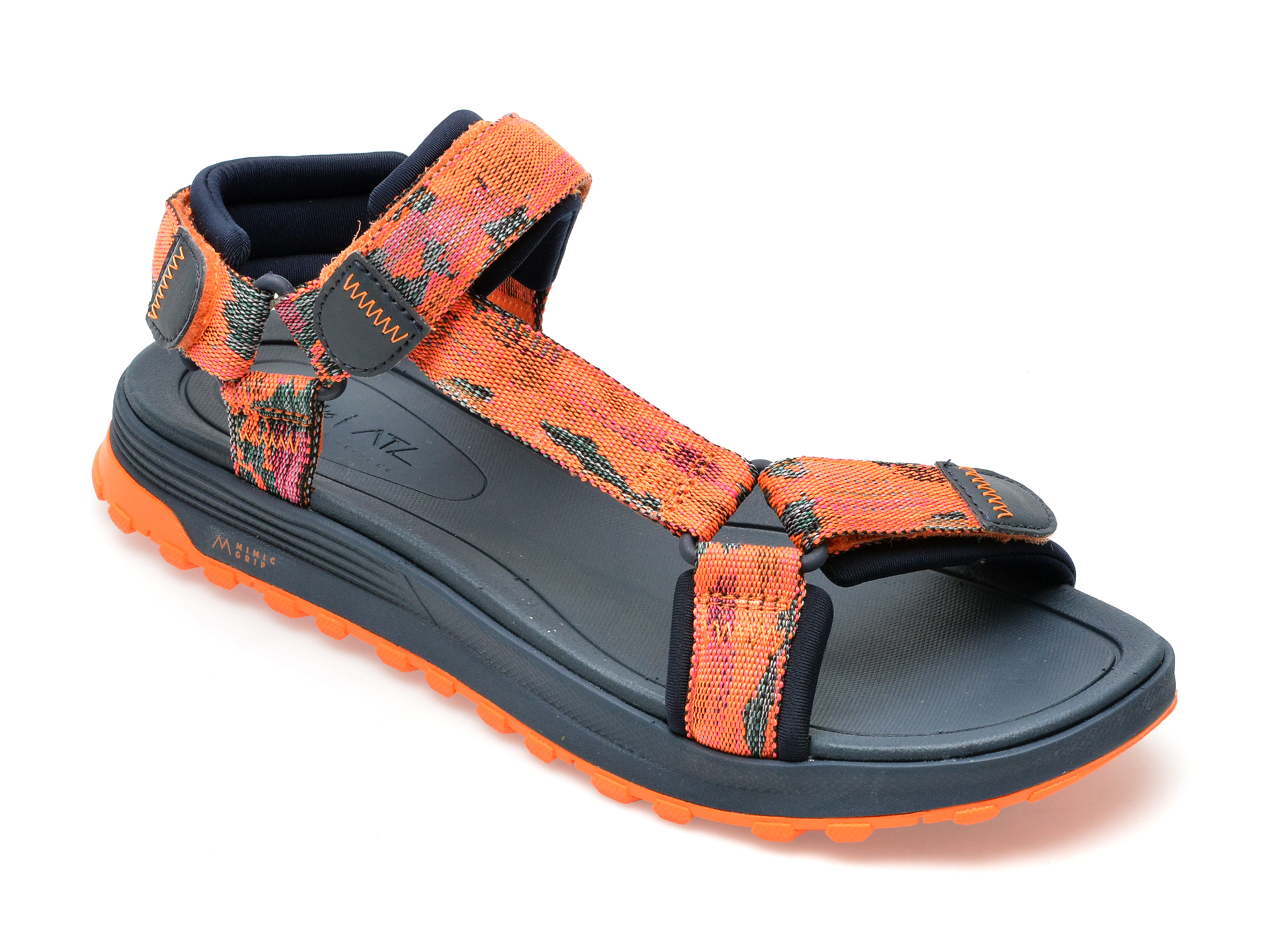 Sandale CLARKS portocalii, ATL TREK SEA 0912, din material textil /barbati/sandale imagine noua
