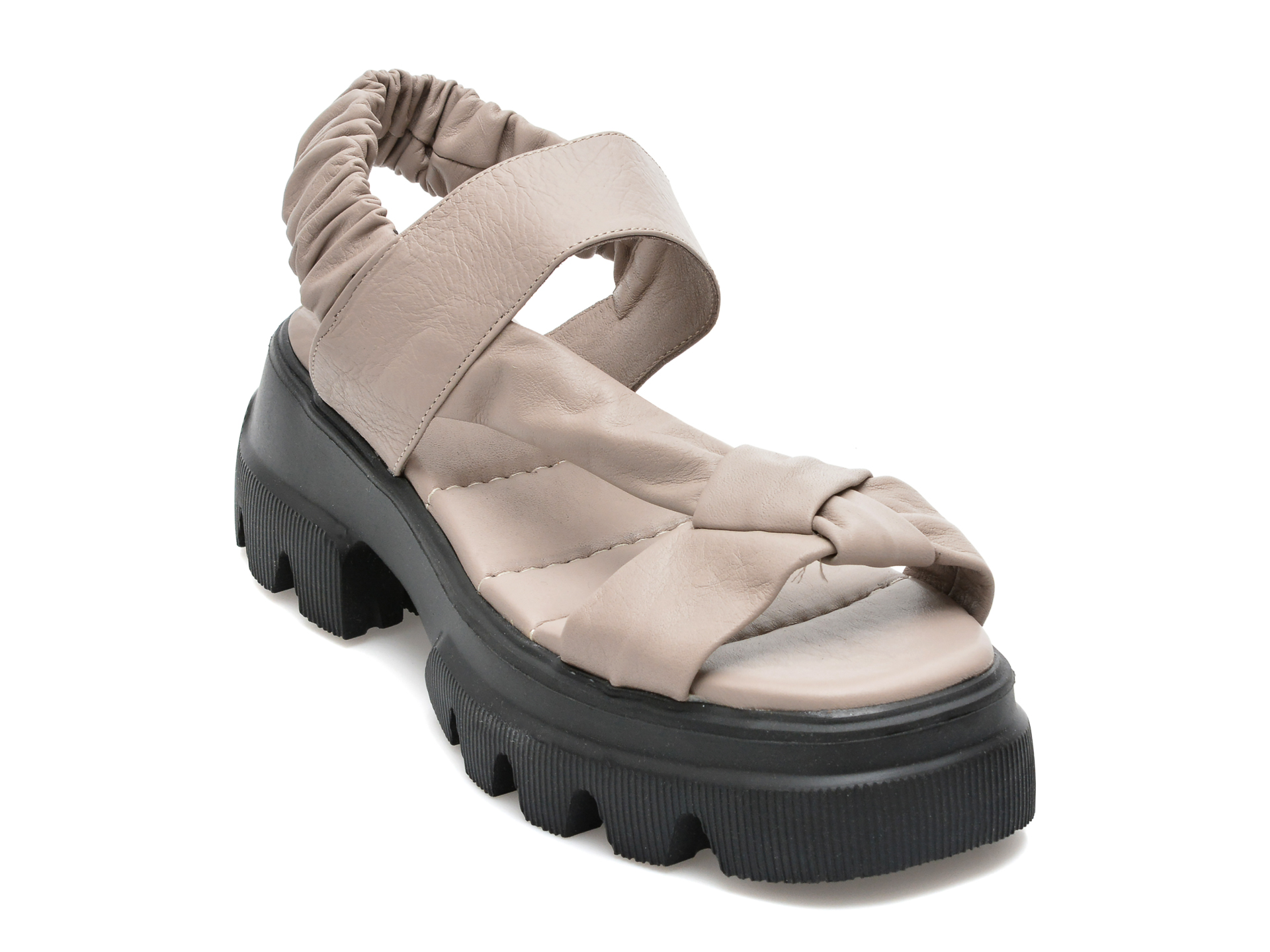 Sandale CLOVIS gri, 29, din piele naturala /femei/sandale imagine noua