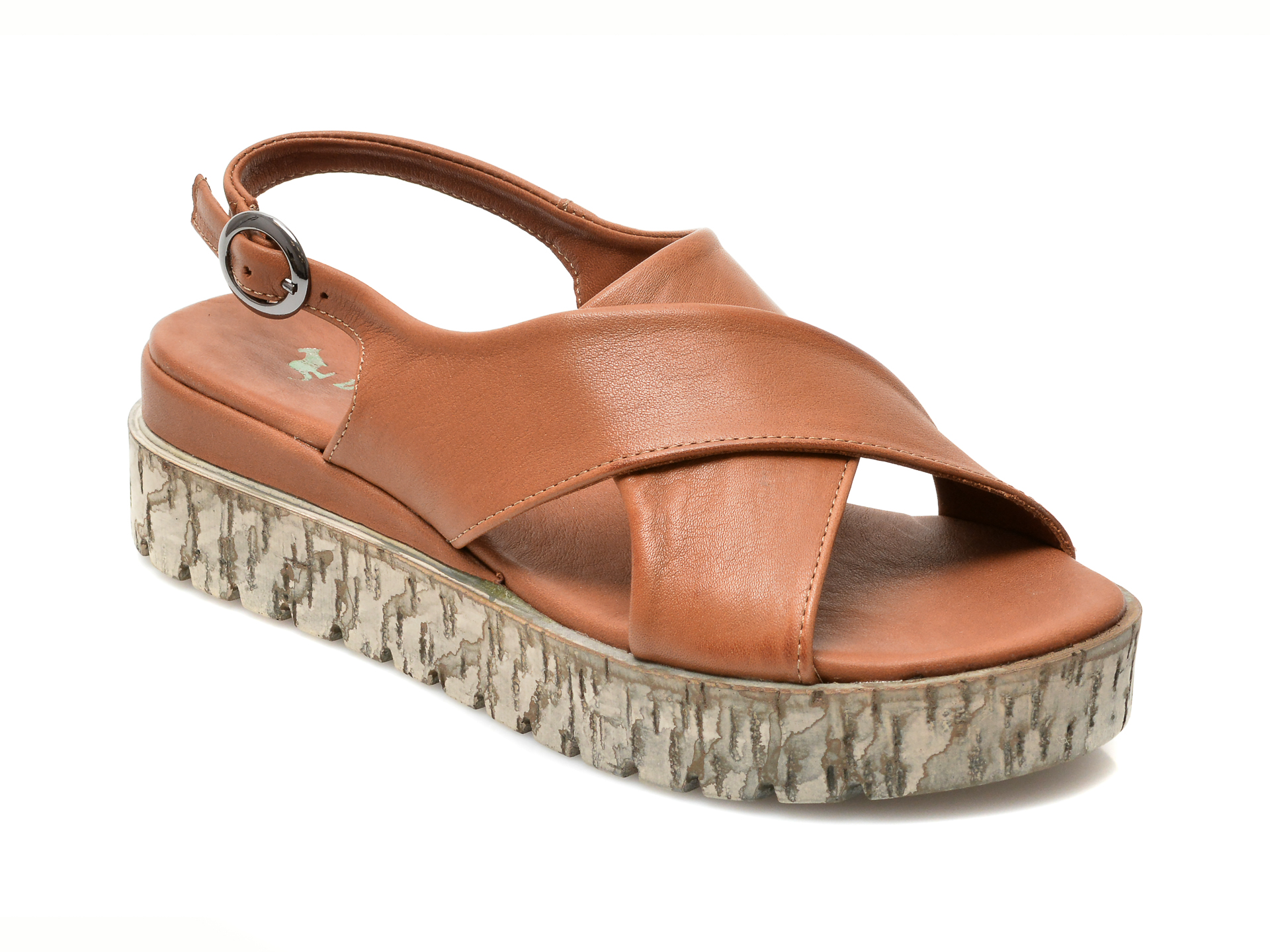 Sandale DOCTORS maro, 3291052, din piele naturala /femei/sandale imagine noua