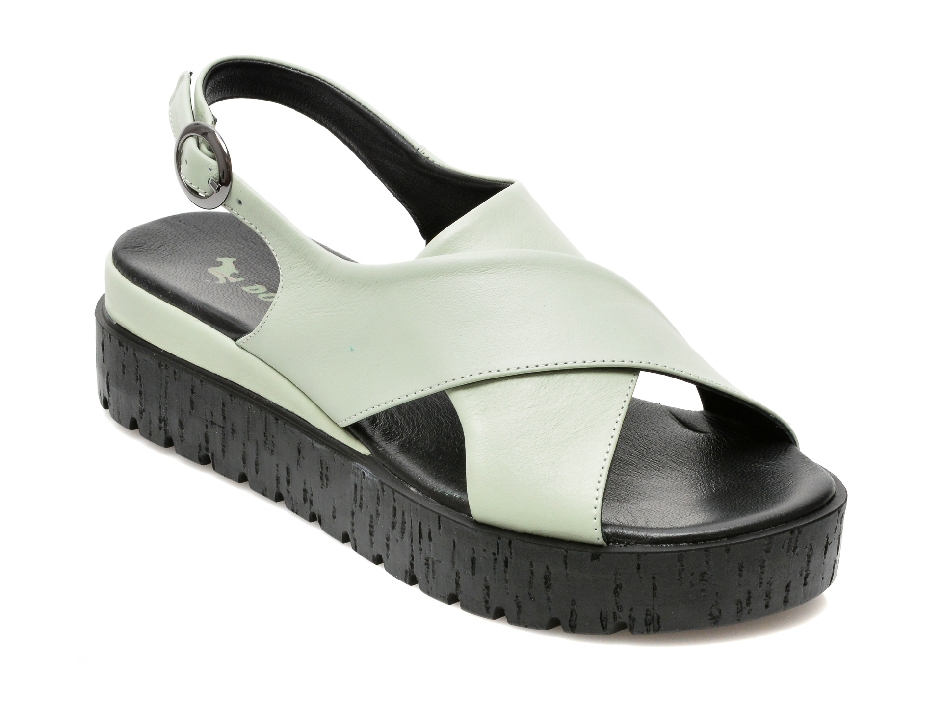 Sandale DOCTORS verzi, 3291052, din piele naturala /femei/sandale imagine noua