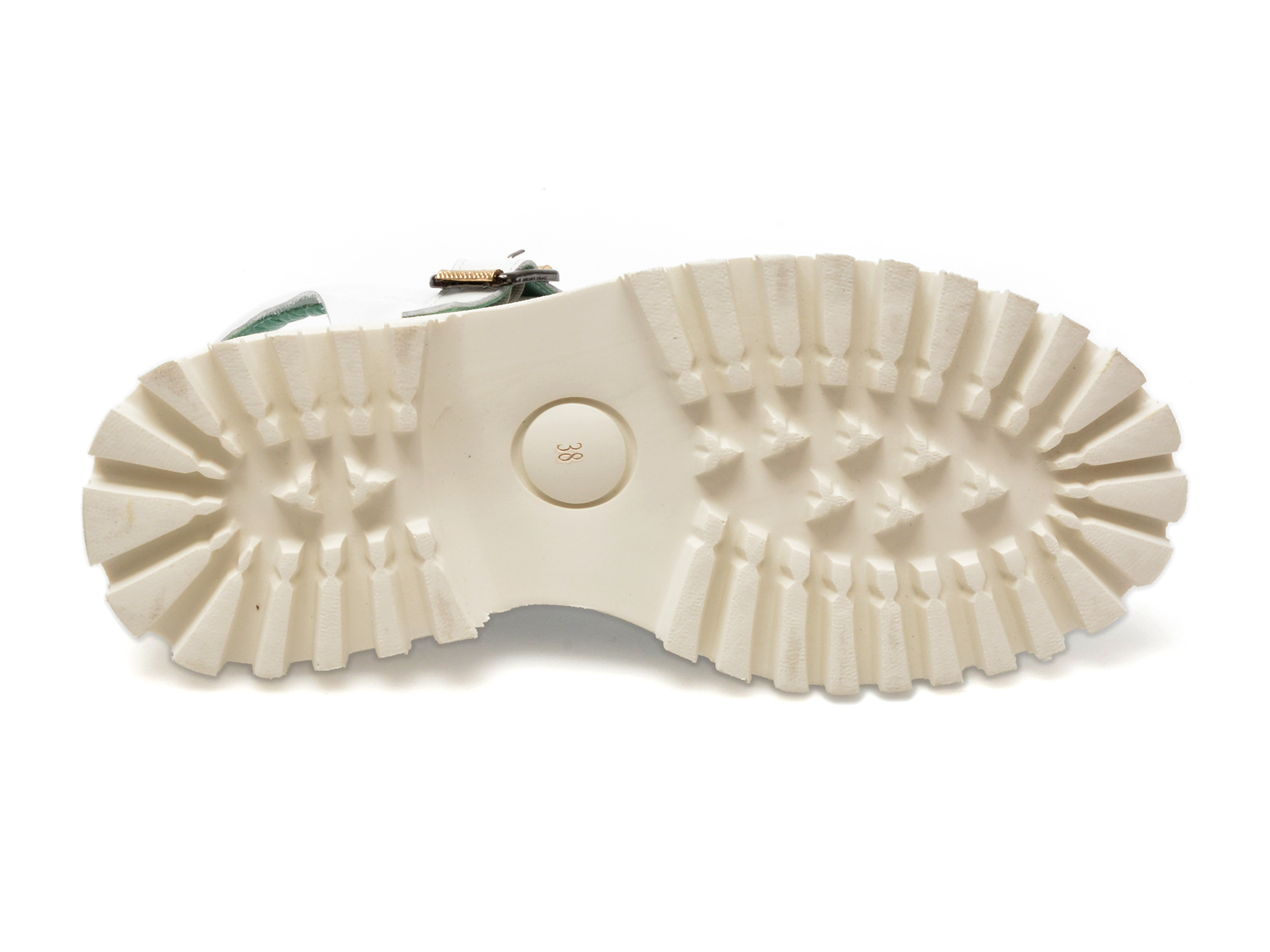 Sandale DONNA CRIS albe, 291246, din piele naturala
