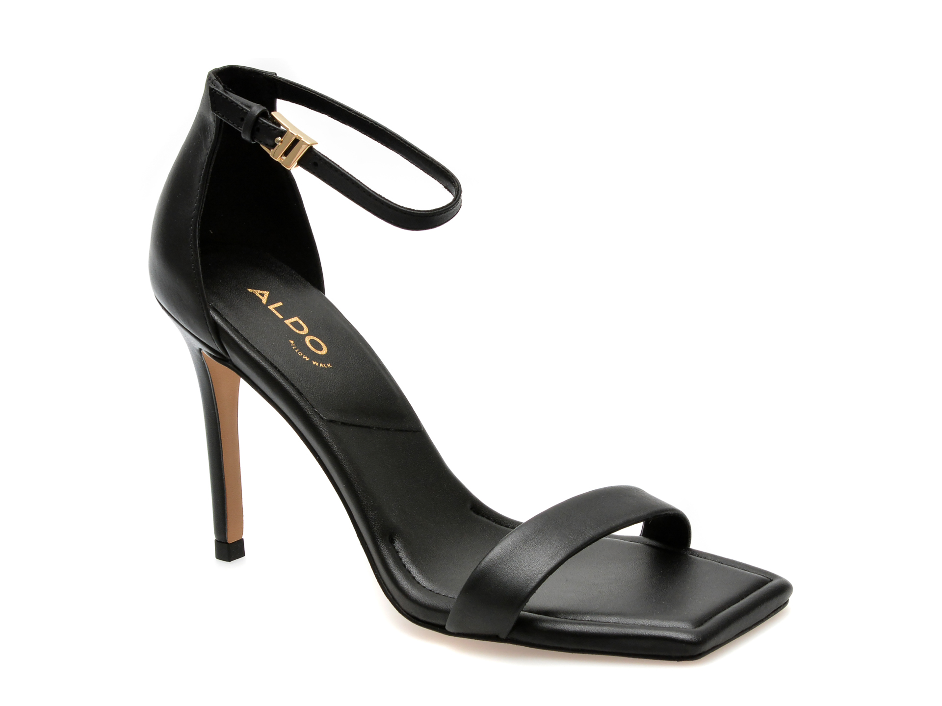 Sandale elegante ALDO negre, 13474573, din piele naturala