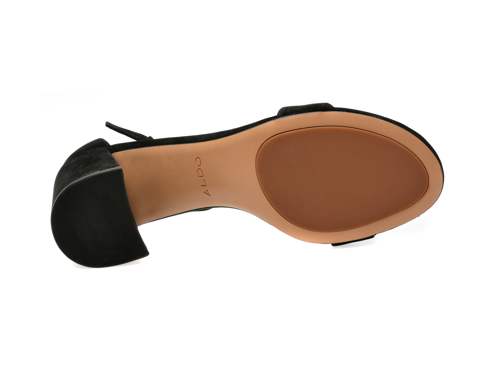 Sandale elegante ALDO negre, 13708002, din nabuc