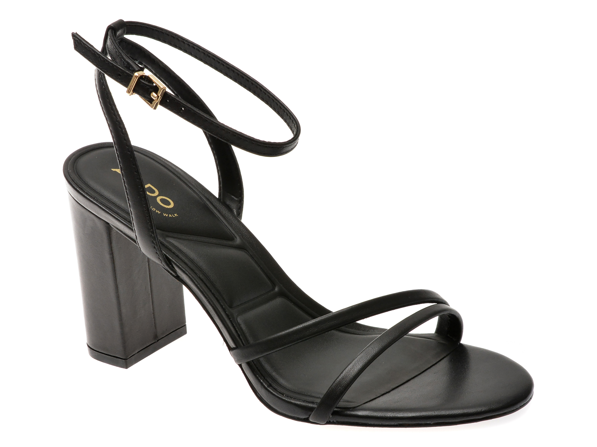 Sandale elegante ALDO negre, 13741551, din piele naturala
