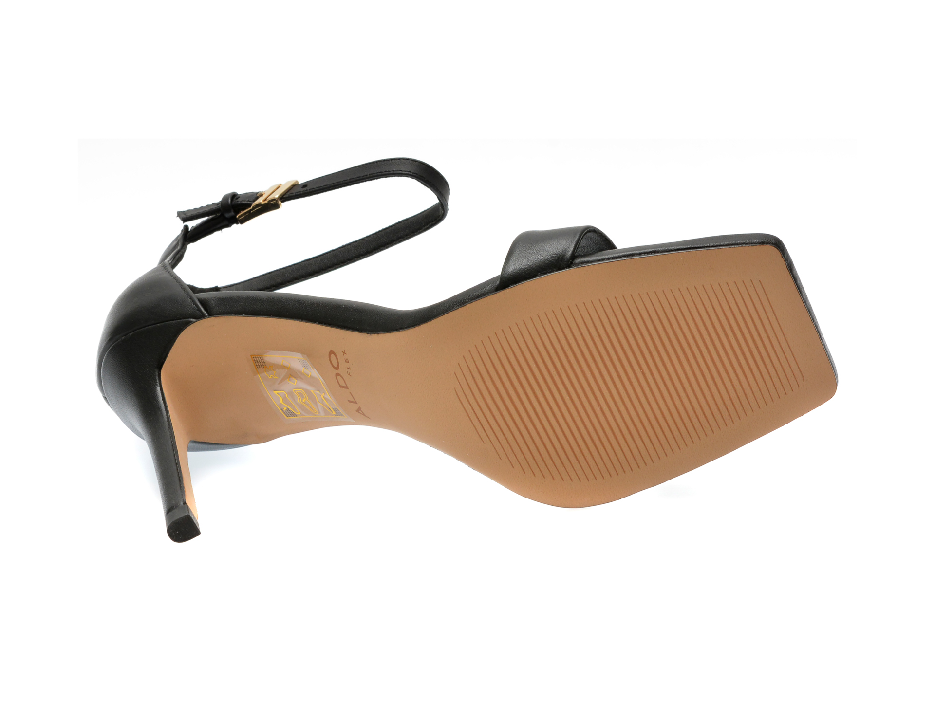 Sandale elegante ALDO negre, RENZA001, din piele naturala