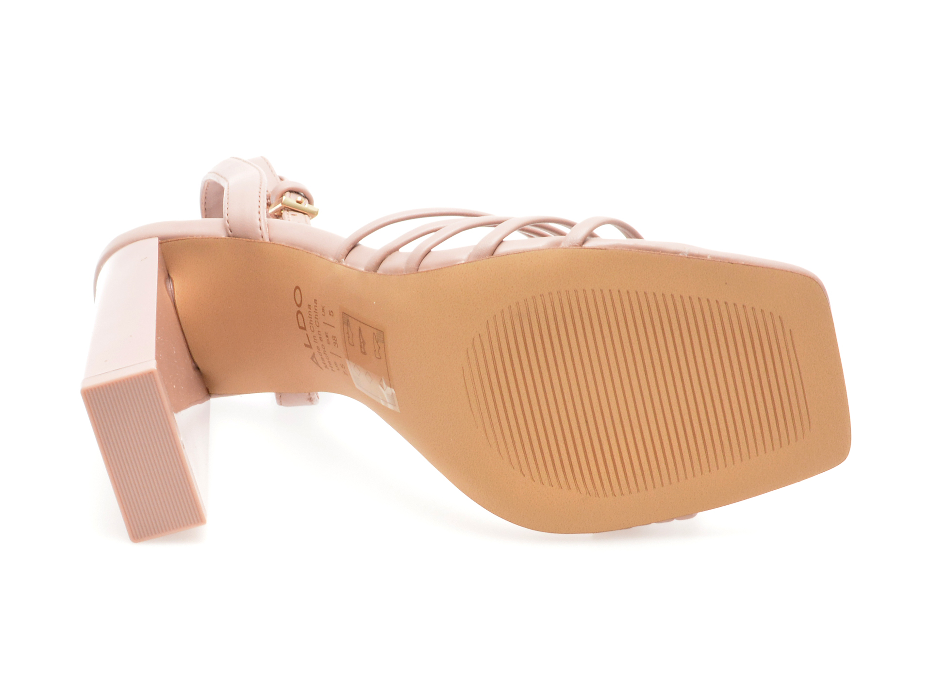 Sandale elegante ALDO roz, 13706560, din piele ecologica