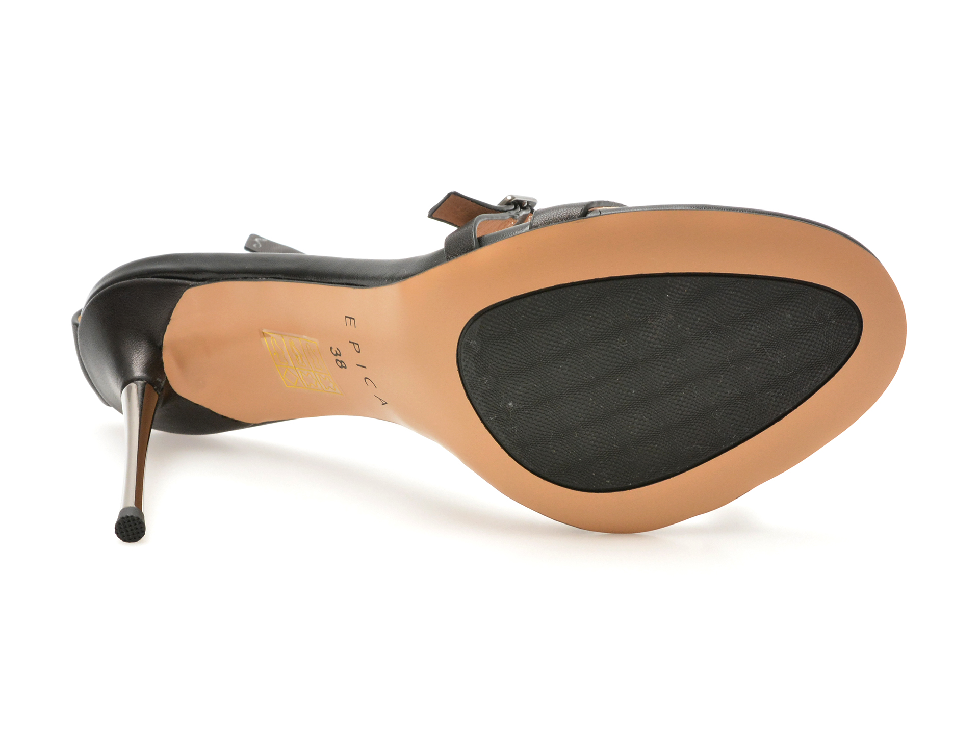 Sandale Elegante EPICA negre, S37A, din piele naturala