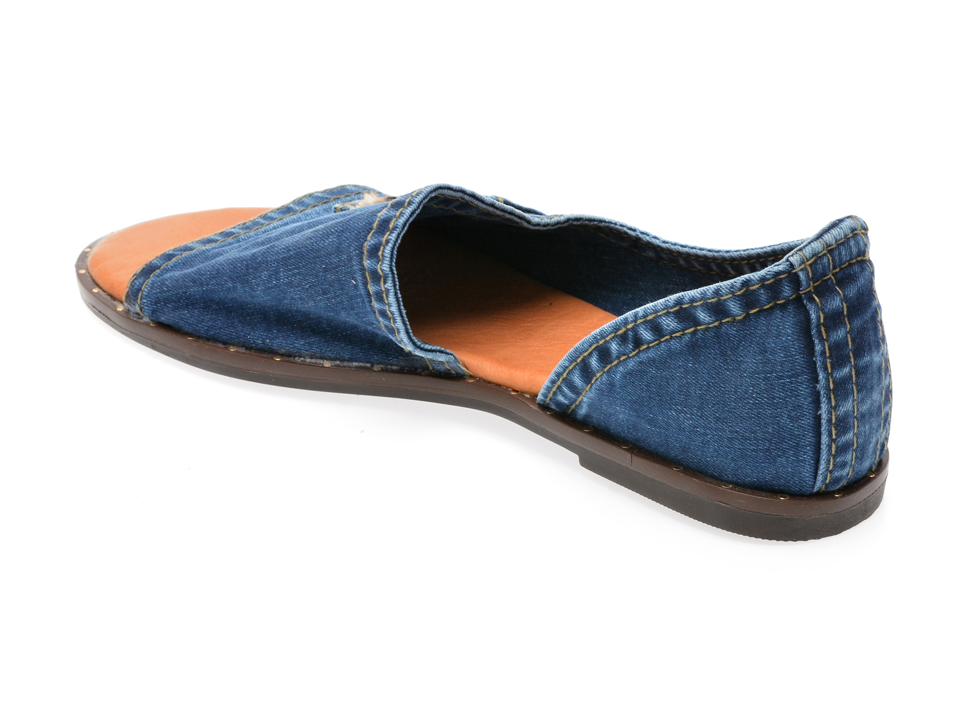 Poze Sandale EMANI albastre, 20181, din material textil otter.ro