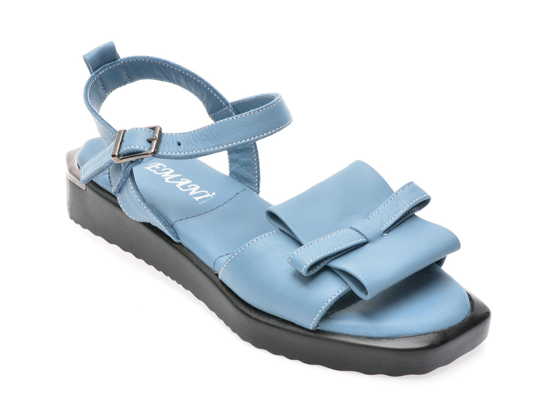 Sandale EMANI albastre, 330, din piele naturala /femei/sandale