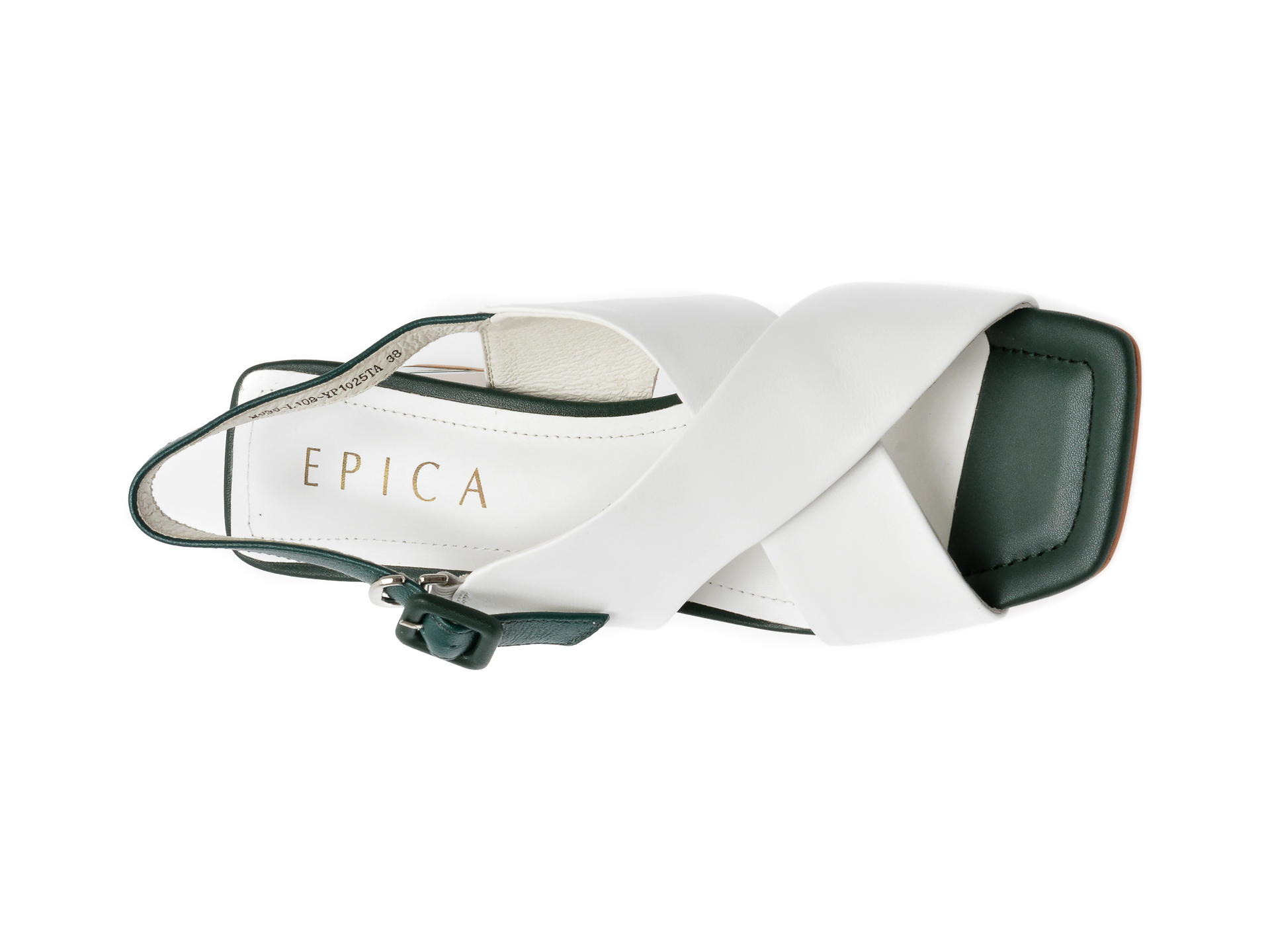 Poze Sandale EPICA albe, 95108, din piele naturala otter.ro