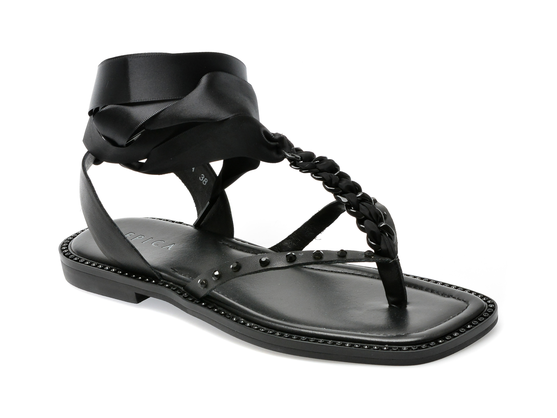Sandale EPICA negre, 2301, din piele naturala Answear 2023-09-28