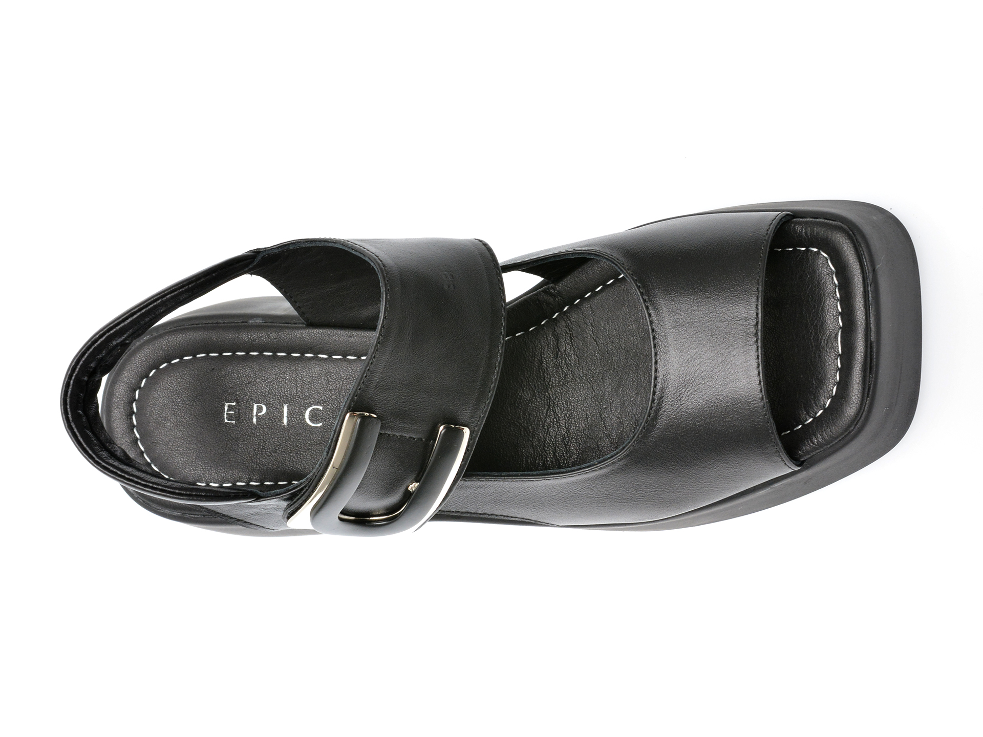 Poze Sandale EPICA negre, 547703, din piele naturala otter.ro