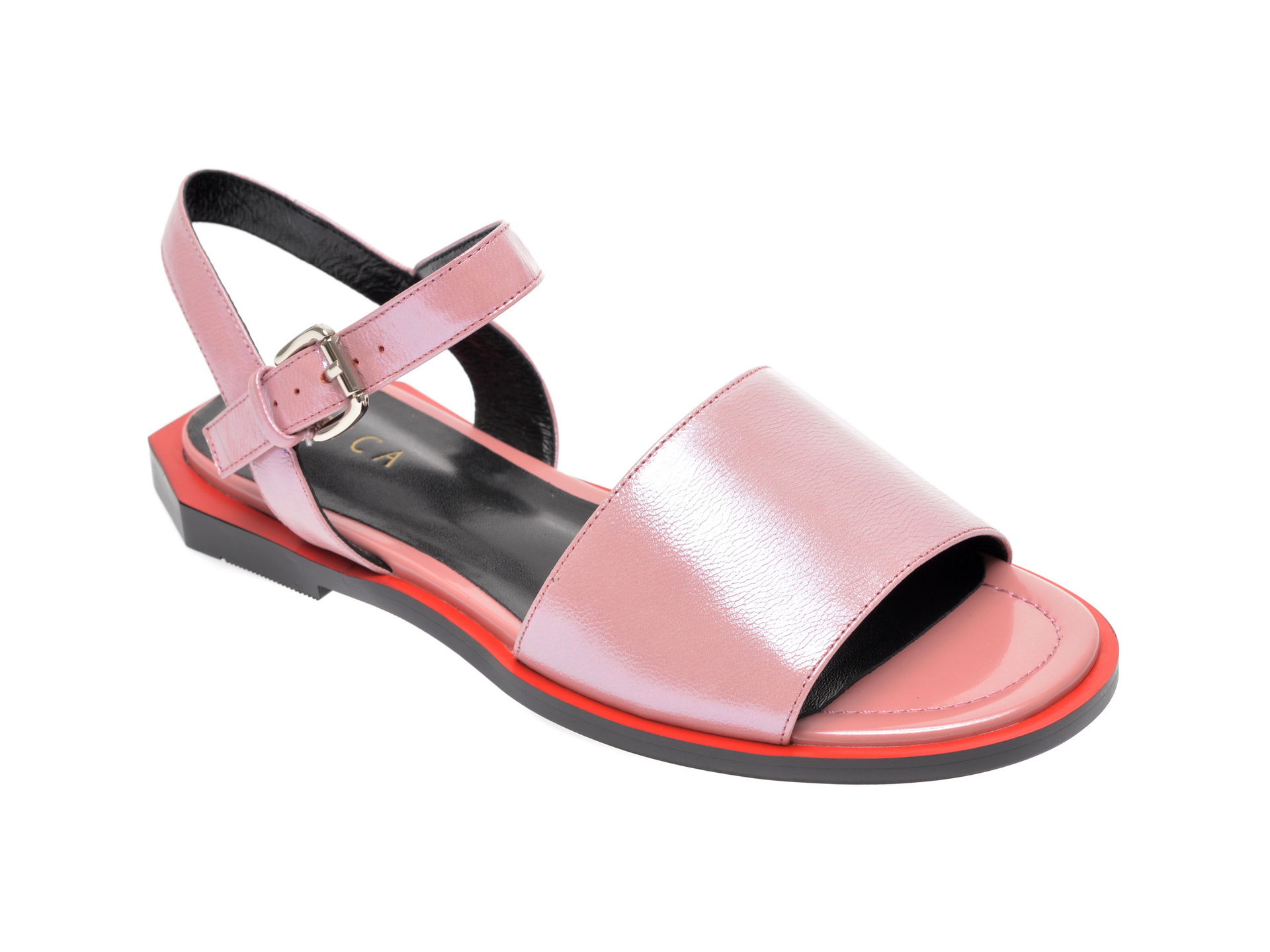 Sandale EPICA roz, 18J4000, din piele naturala