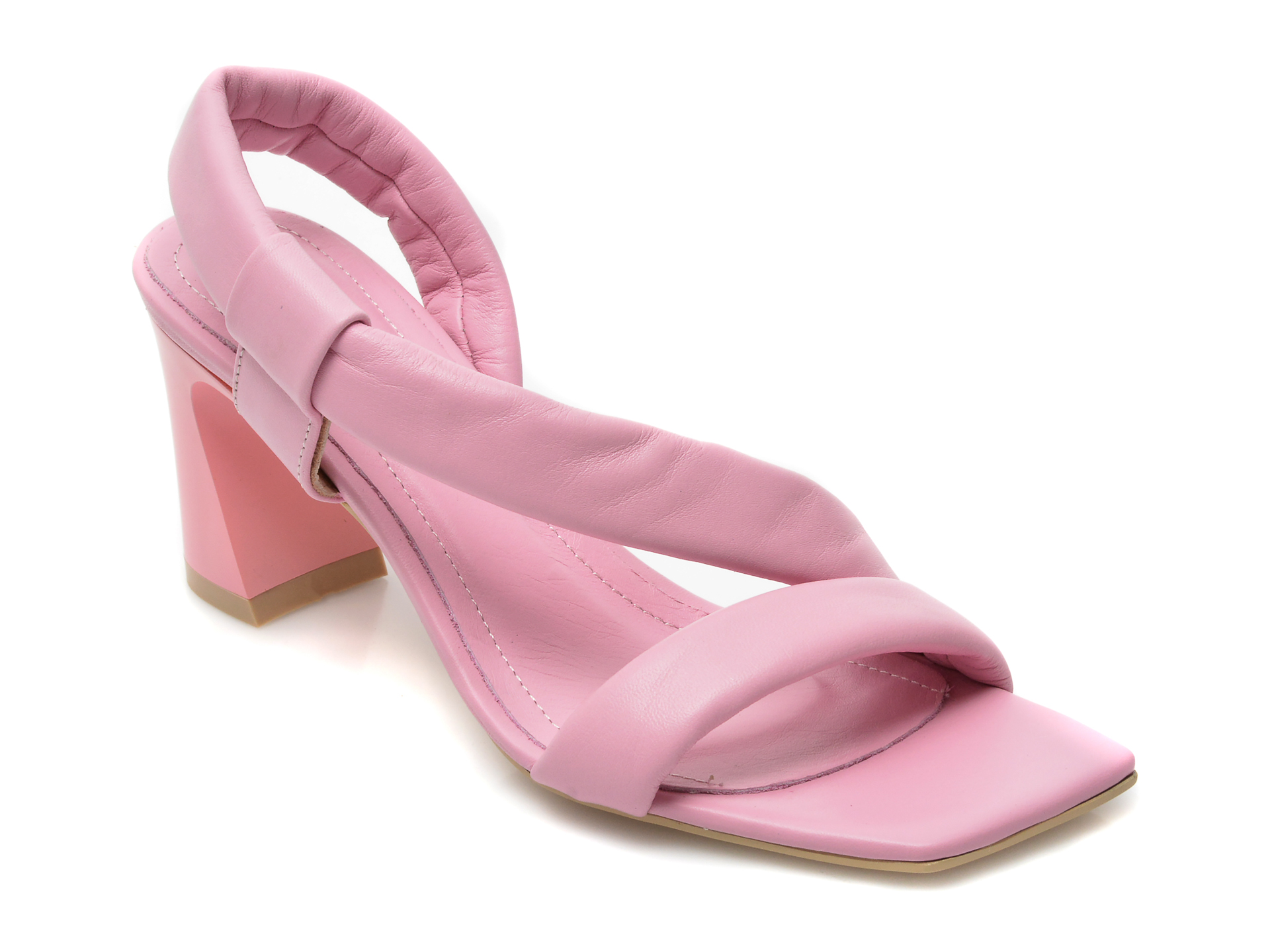 Sandale EPICA roz, 521, din piele naturala otter.ro imagine noua 2022