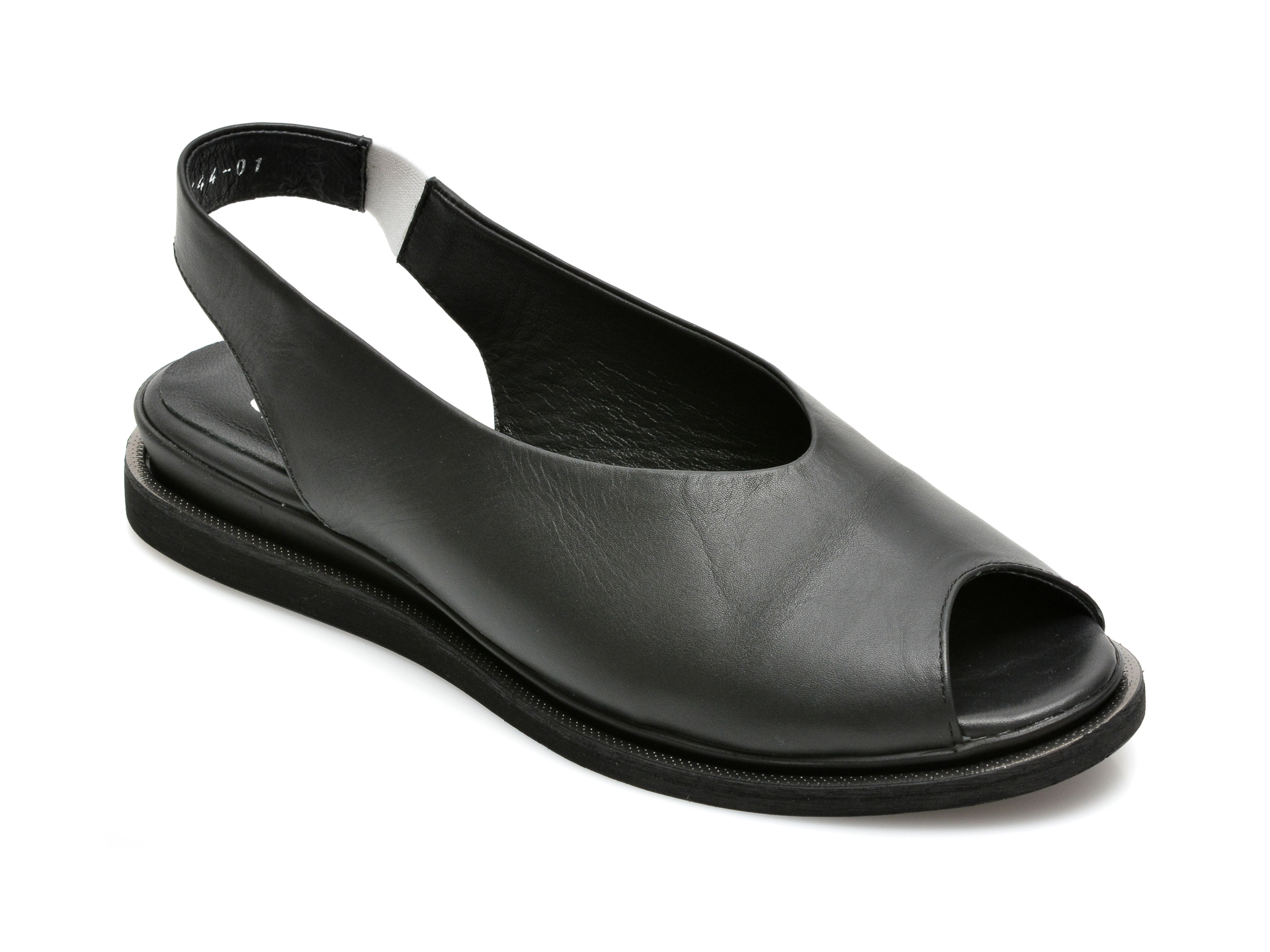 Sandale ESTELLO negre, 1585044, din piele naturala ESTELLO