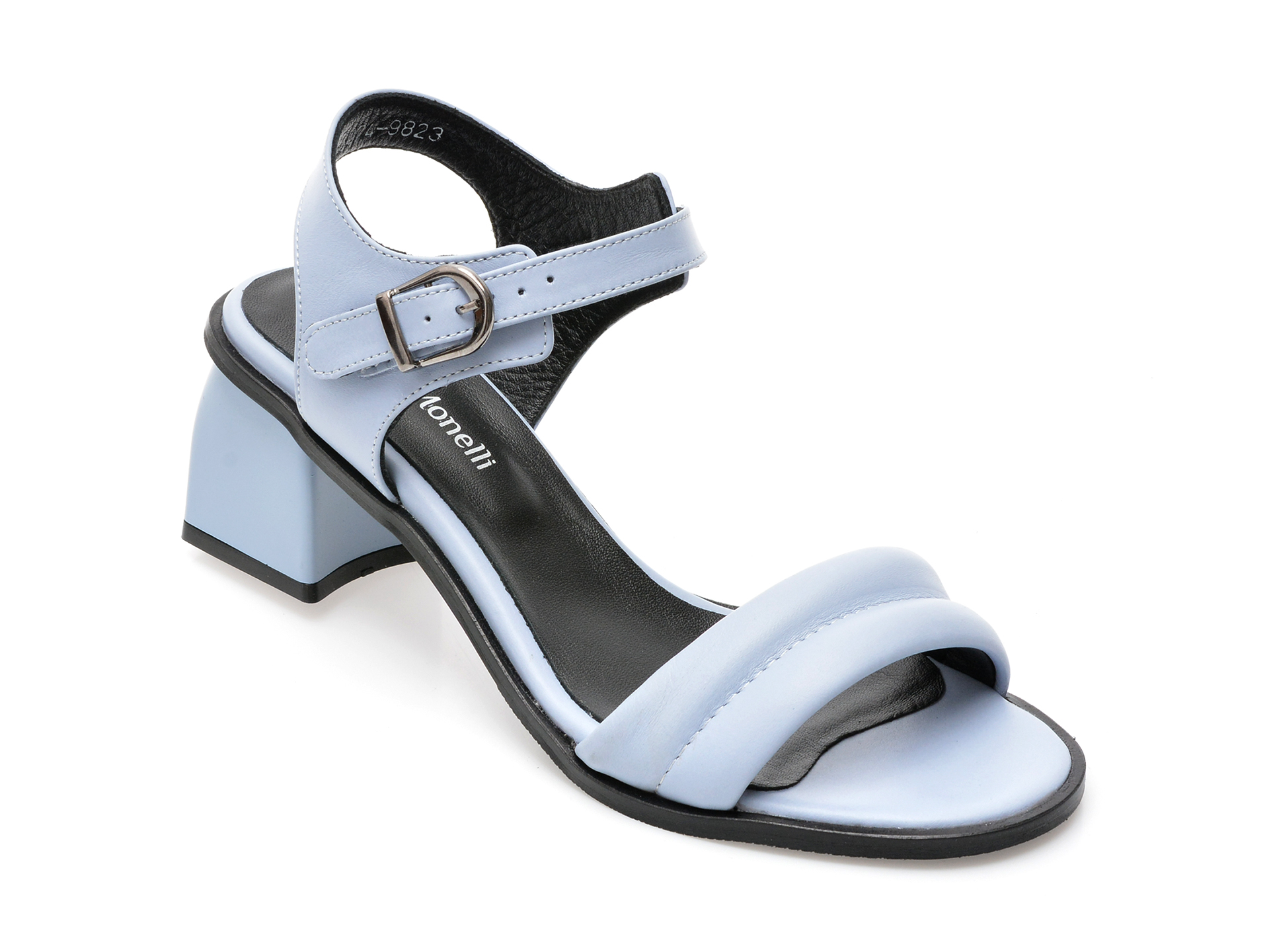 Sandale FABIO MONELLI albastre, 717, din piele naturala /femei/sandale imagine noua