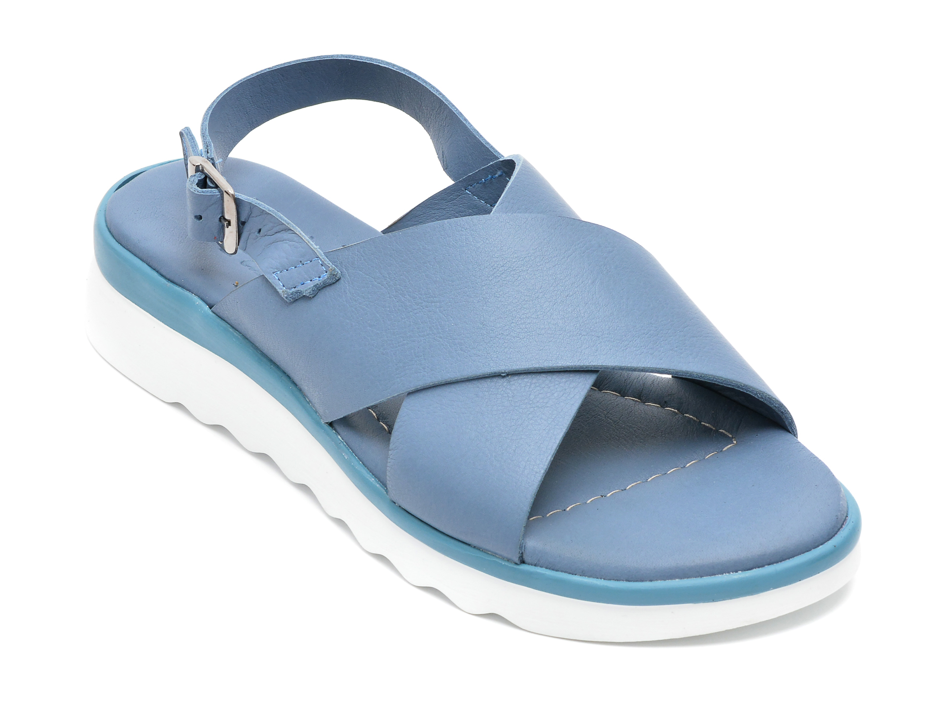 Sandale FLAVIA PASSINI albastre, 4502, din piele naturala /femei/sandale INCALTAMINTE