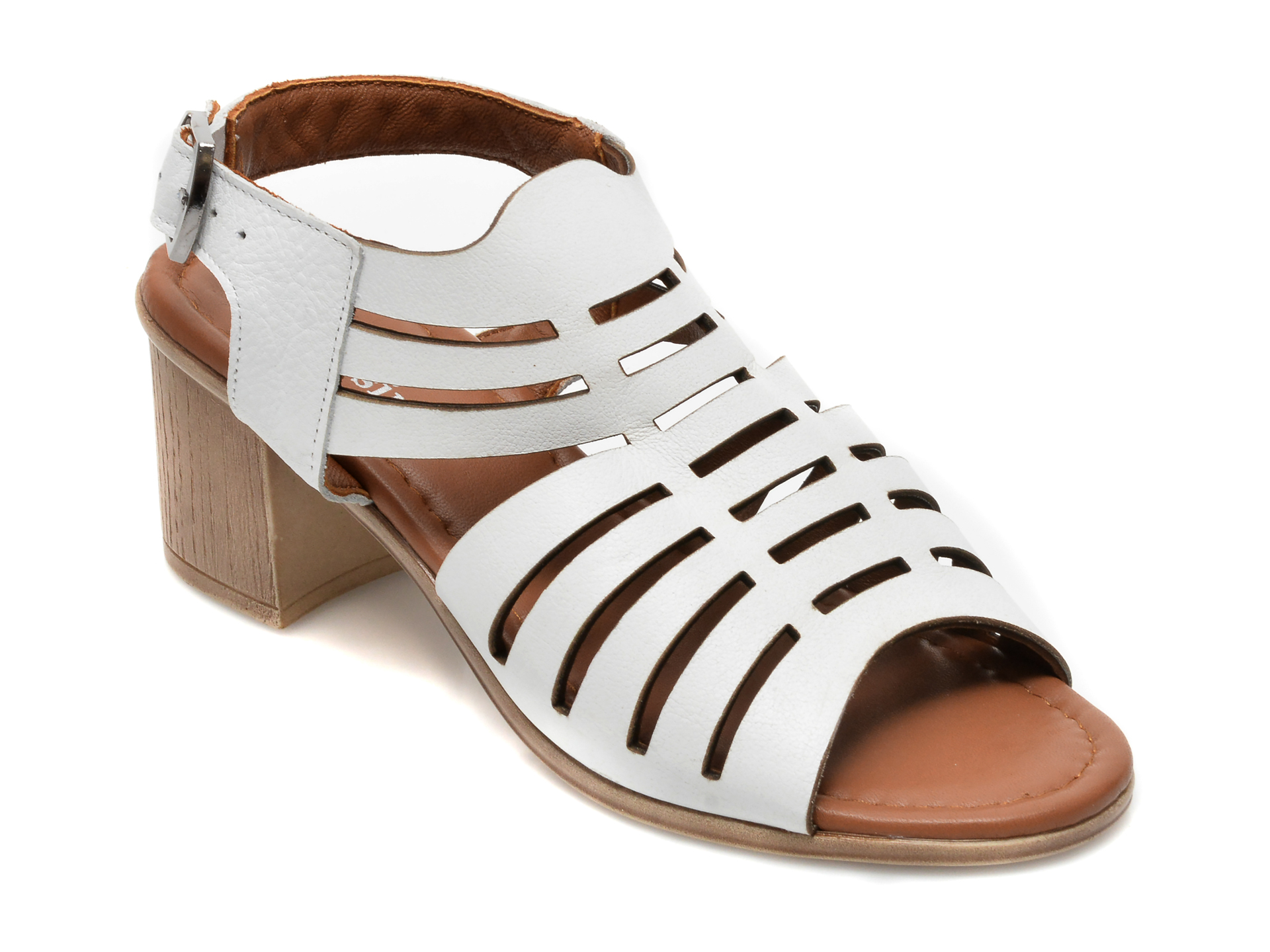 Sandale FLAVIA PASSINI albe, 22510, din piele naturala /femei/sandale