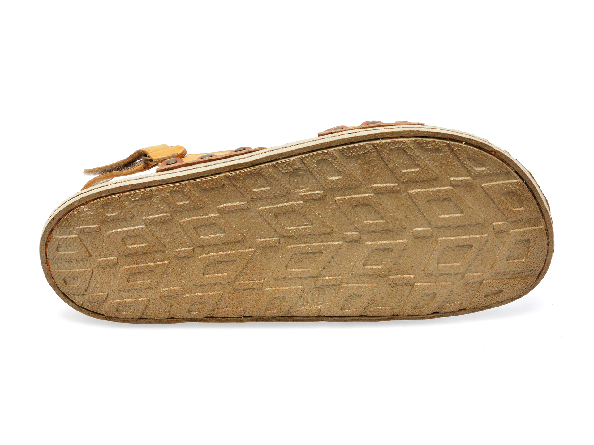Sandale FLAVIA PASSINI galbene, 1275, din piele naturala