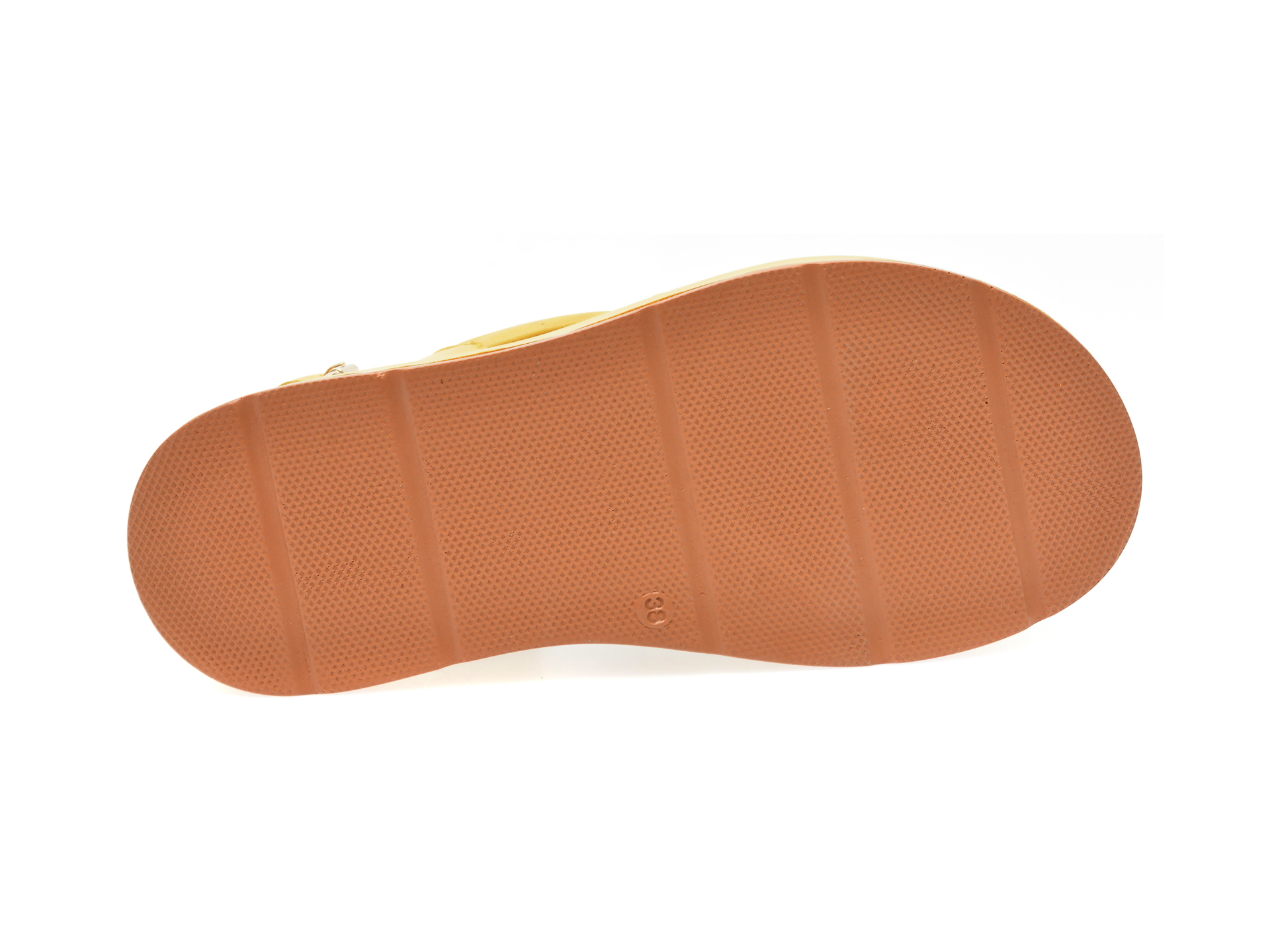 Sandale FLAVIA PASSINI galbene, 2412074, din piele naturala