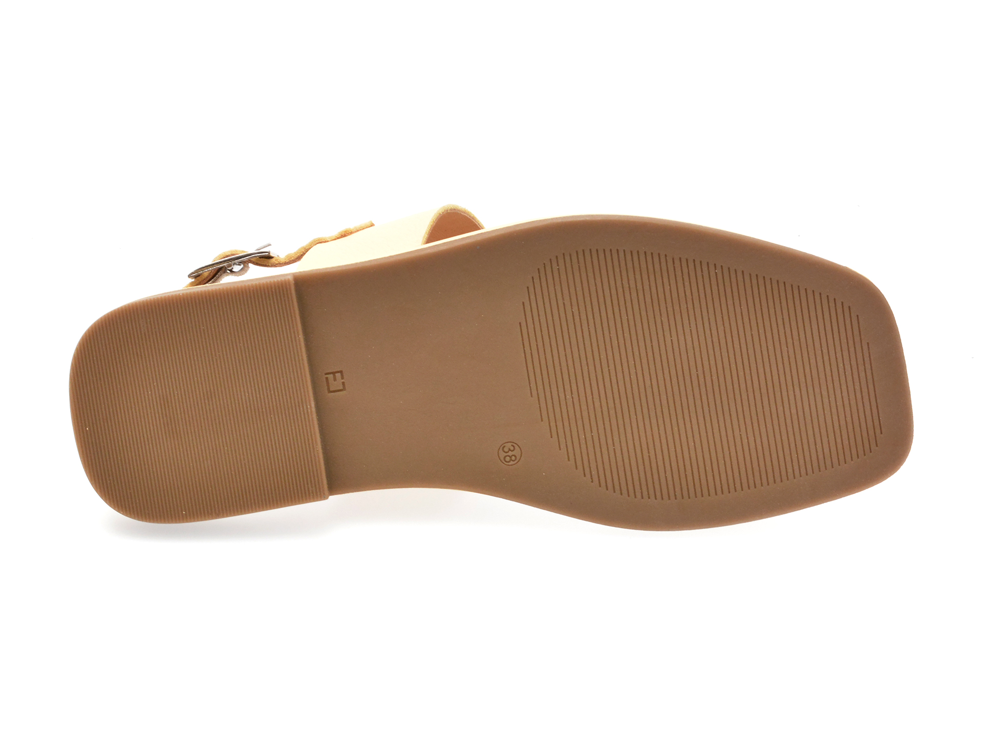 Sandale FLAVIA PASSINI galbene, 5001801, din piele naturala