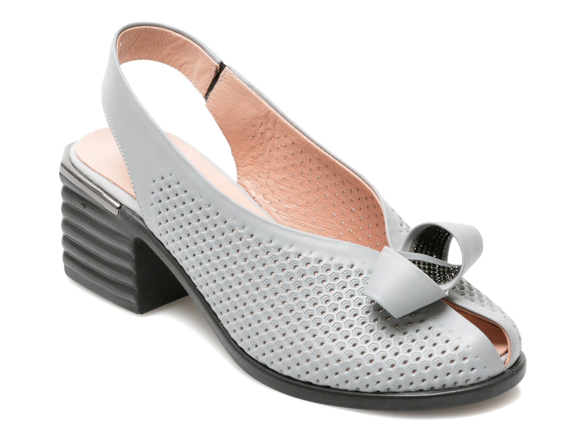 Sandale FLAVIA PASSINI gri, 714180, din piele naturala /femei/sandale