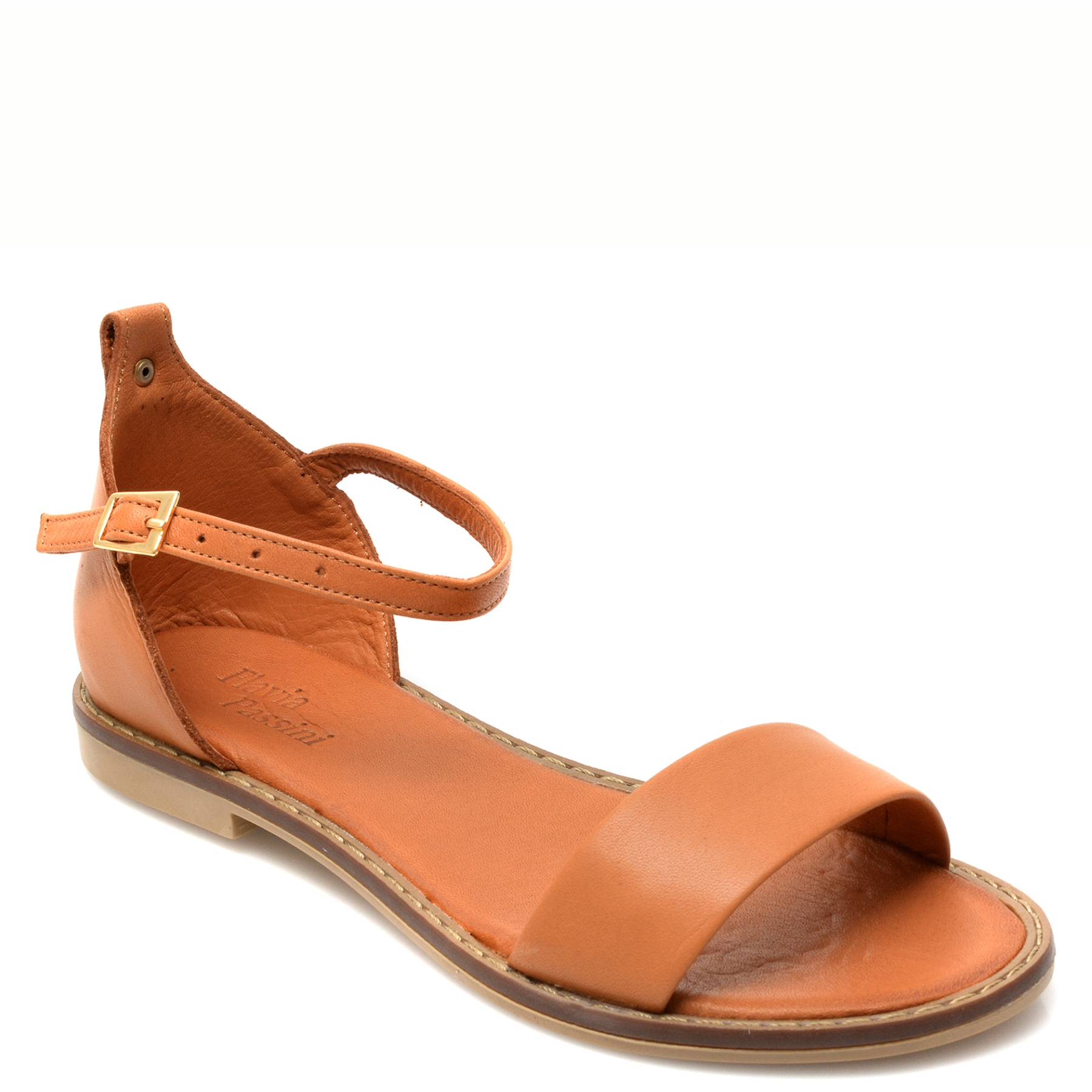 Sandale FLAVIA PASSINI maro, 666, din piele naturala imagine reduceri black friday 2021 /femei/sandale