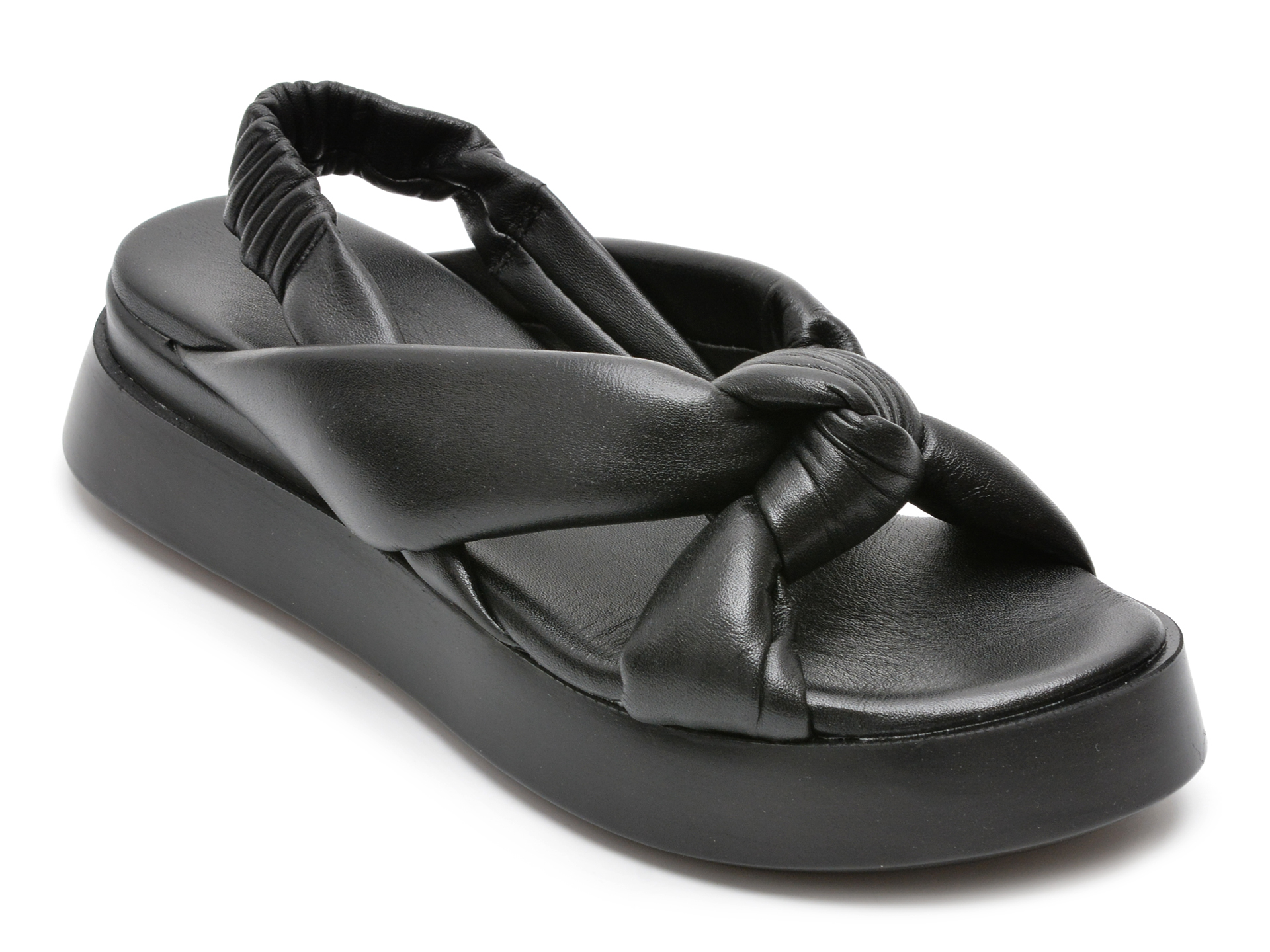 Sandale FLAVIA PASSINI negre, 10320, din piele naturala 2022 ❤️ Pret Super Black Friday otter.ro imagine noua 2022