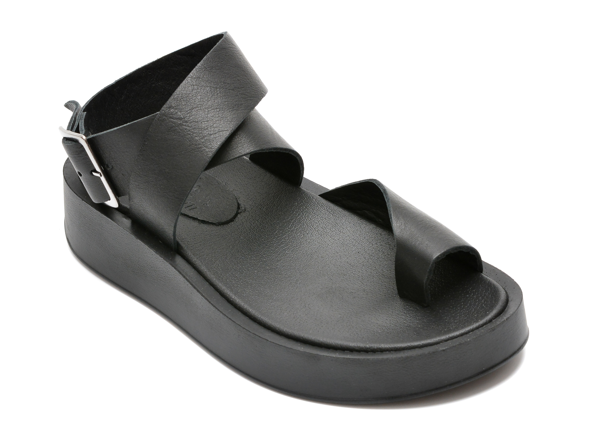 Sandale FLAVIA PASSINI negre, 8006, din piele naturala /femei/sandale imagine noua