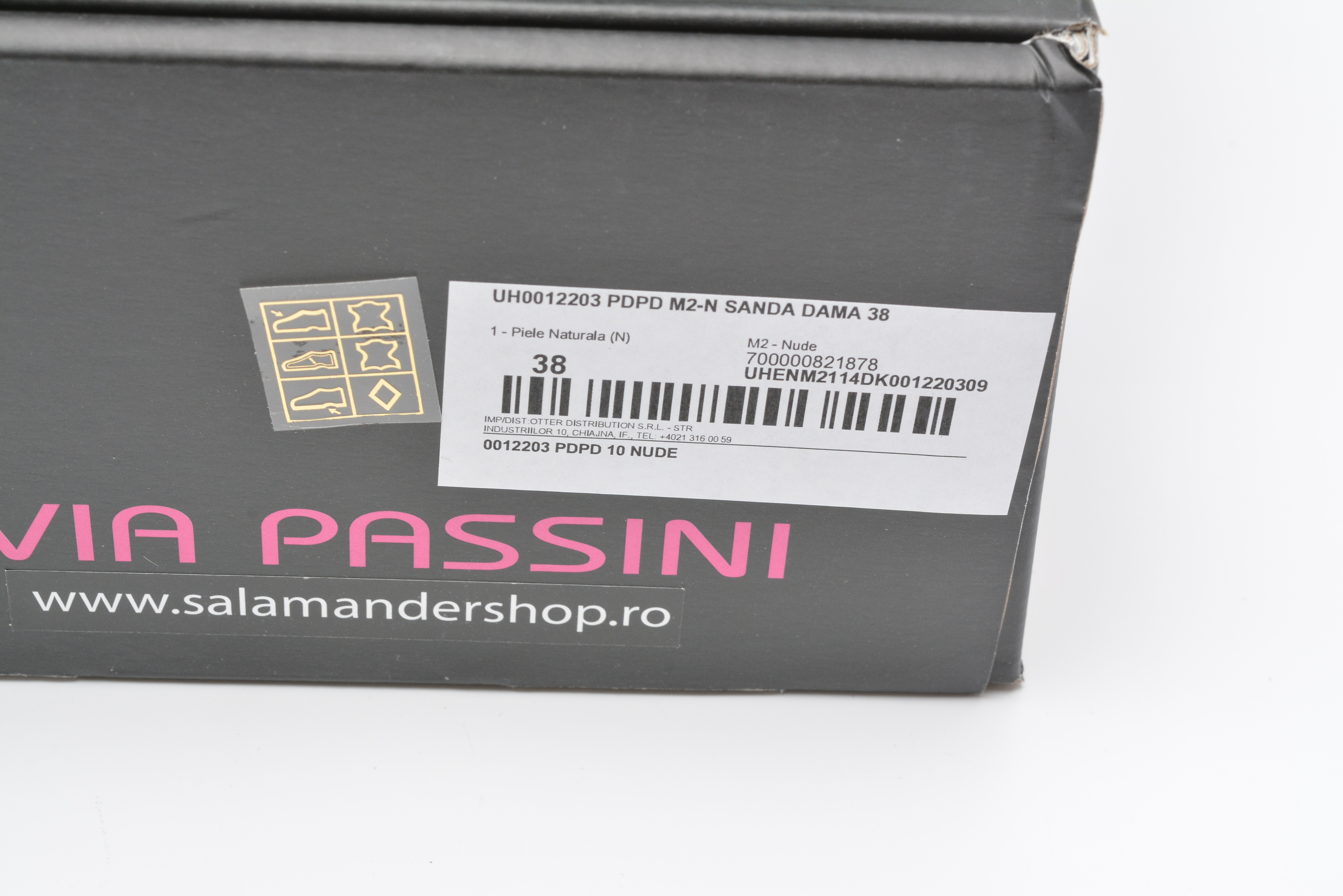 Sandale FLAVIA PASSINI nude, 12203, din piele naturala Flavia Passini imagine 2022 13clothing.ro