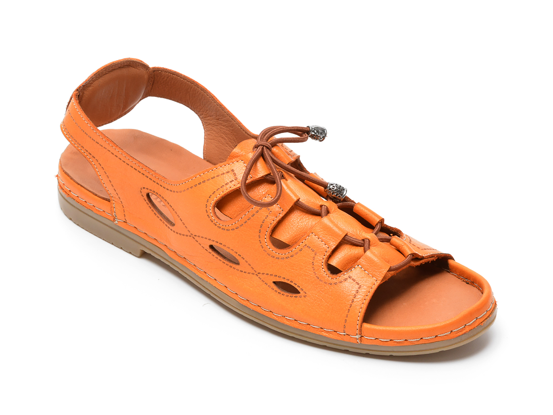 Sandale FLAVIA PASSINI portocalii, 24459, din piele naturala Flavia Passini imagine 2022 13clothing.ro