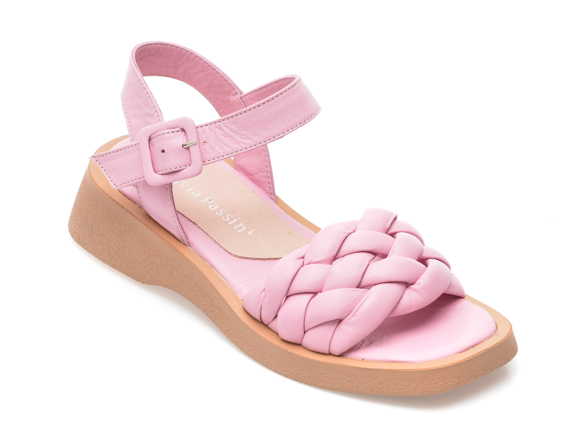 Sandale FLAVIA PASSINI roz, 1461006, din piele naturala /femei/sandale