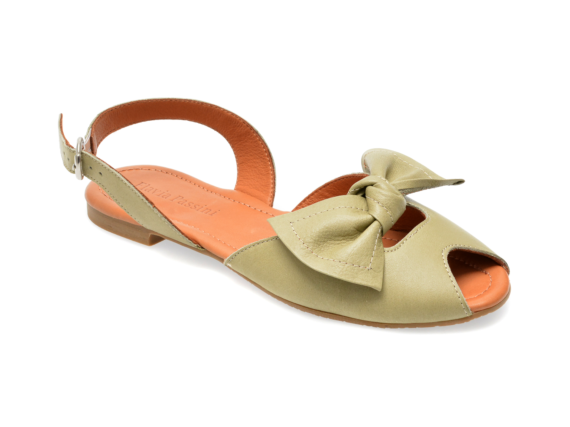Sandale FLAVIA PASSINI verzi, 2032, din piele naturala /femei/sandale imagine super redus 2022