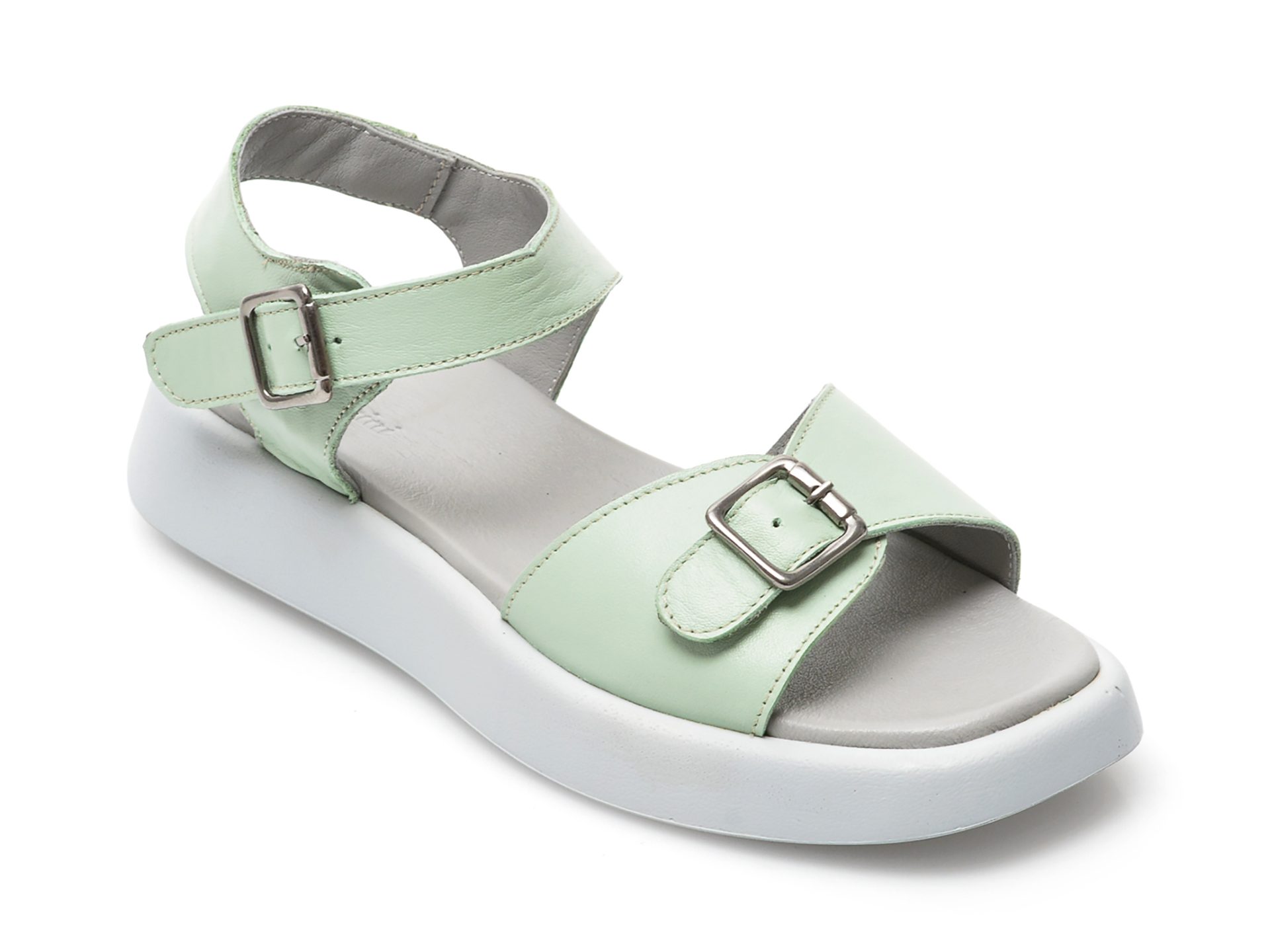 Sandale FLAVIA PASSINI verzi, 22023, din piele naturala /femei/sandale imagine noua