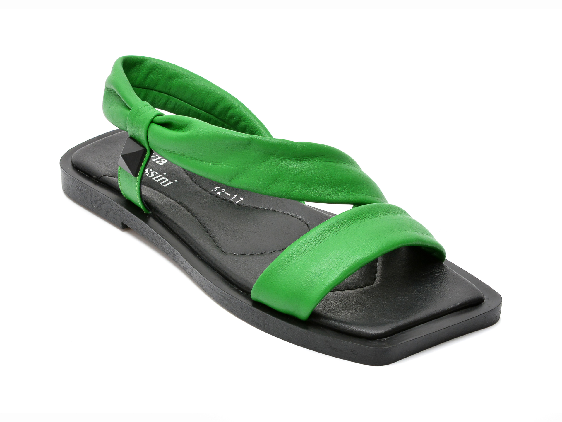 Sandale FLAVIA PASSINI verzi, 41452, din piele naturala imagine reduceri black friday 2021 /femei/sandale